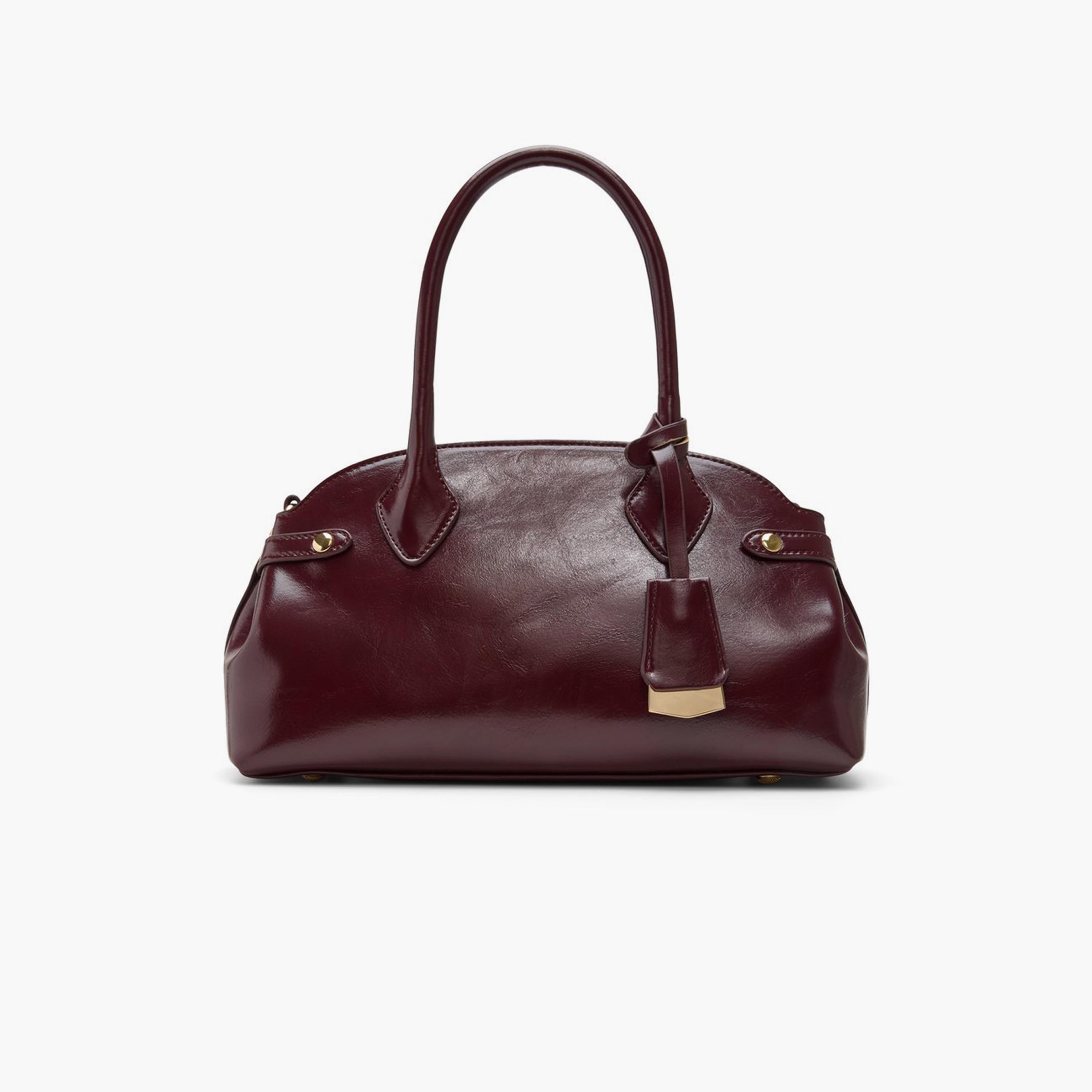 Call it Spring BARBB Plain Double Handle Satchel Bag with Zipper Closure and Detachable Strap | 17 X 8 X 29 CM-women-bagsandwallets-handbags-image-1