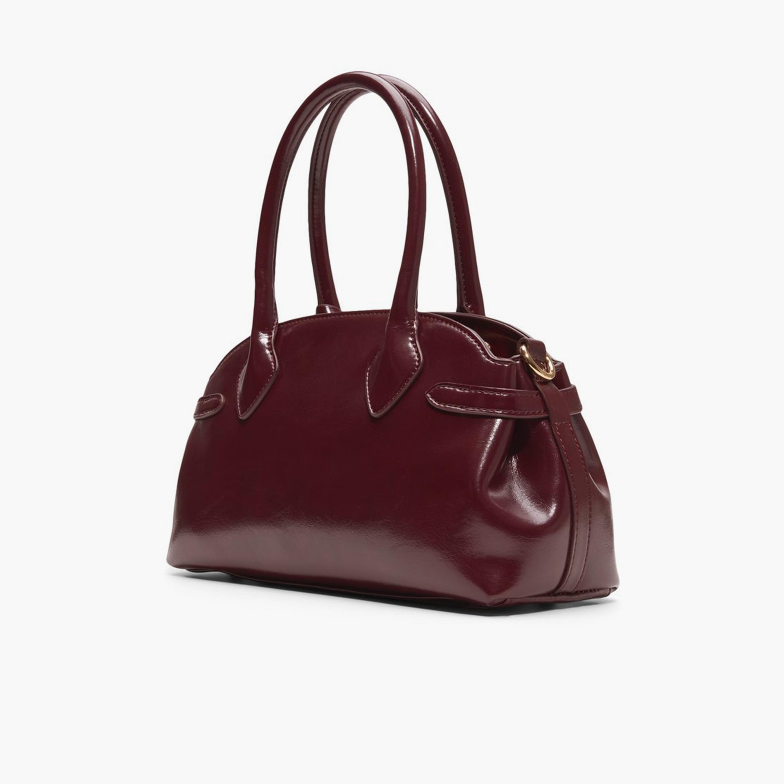 Call it Spring BARBB Plain Double Handle Satchel Bag with Zipper Closure and Detachable Strap | 17 X 8 X 29 CM-women-bagsandwallets-handbags-image-2