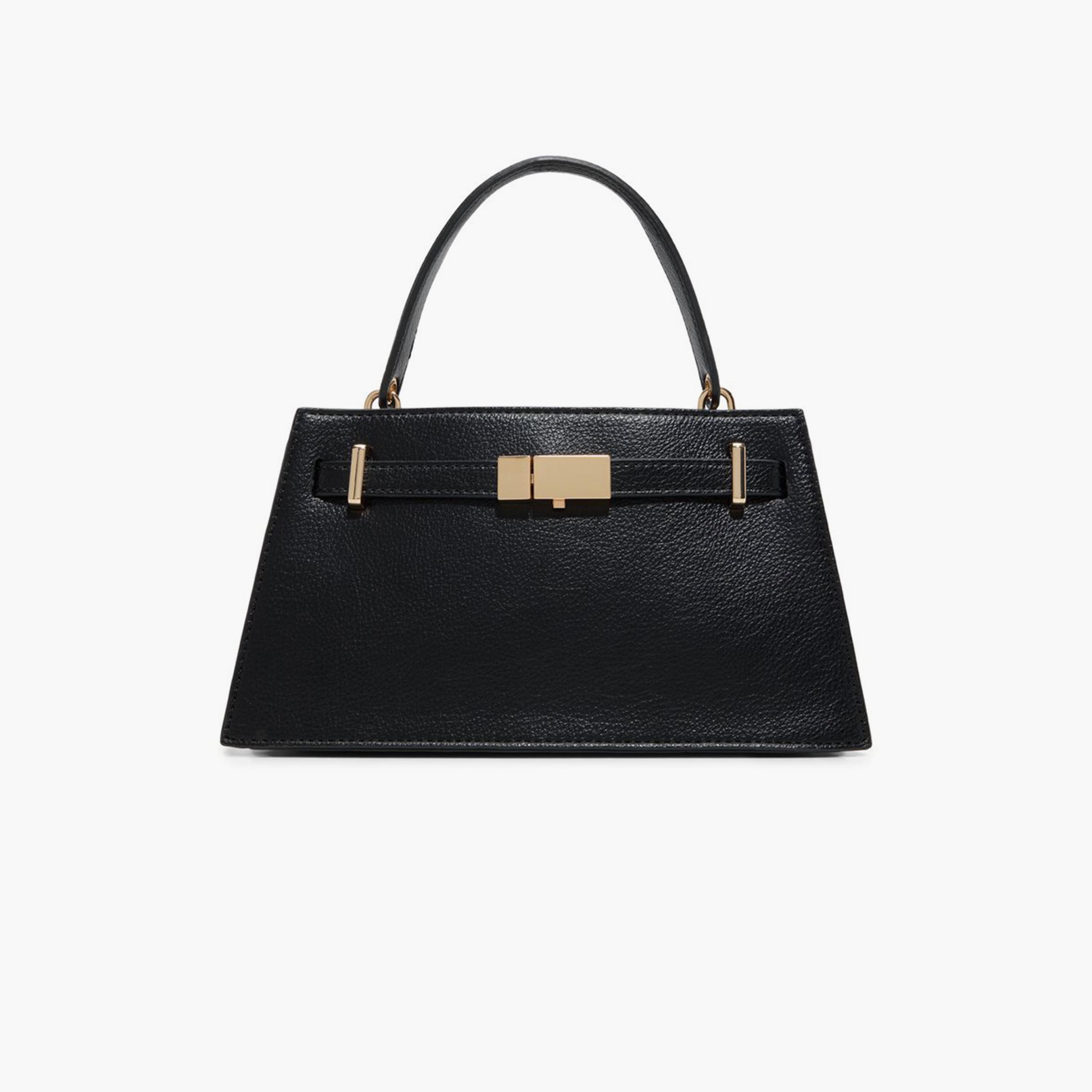 Call it Spring BECCCCA Textured Top Handle Satchel Bag with Flap Closure and Detachable Strap | 23 X 8 X 25 CM-women-bagsandwallets-handbags-image-1