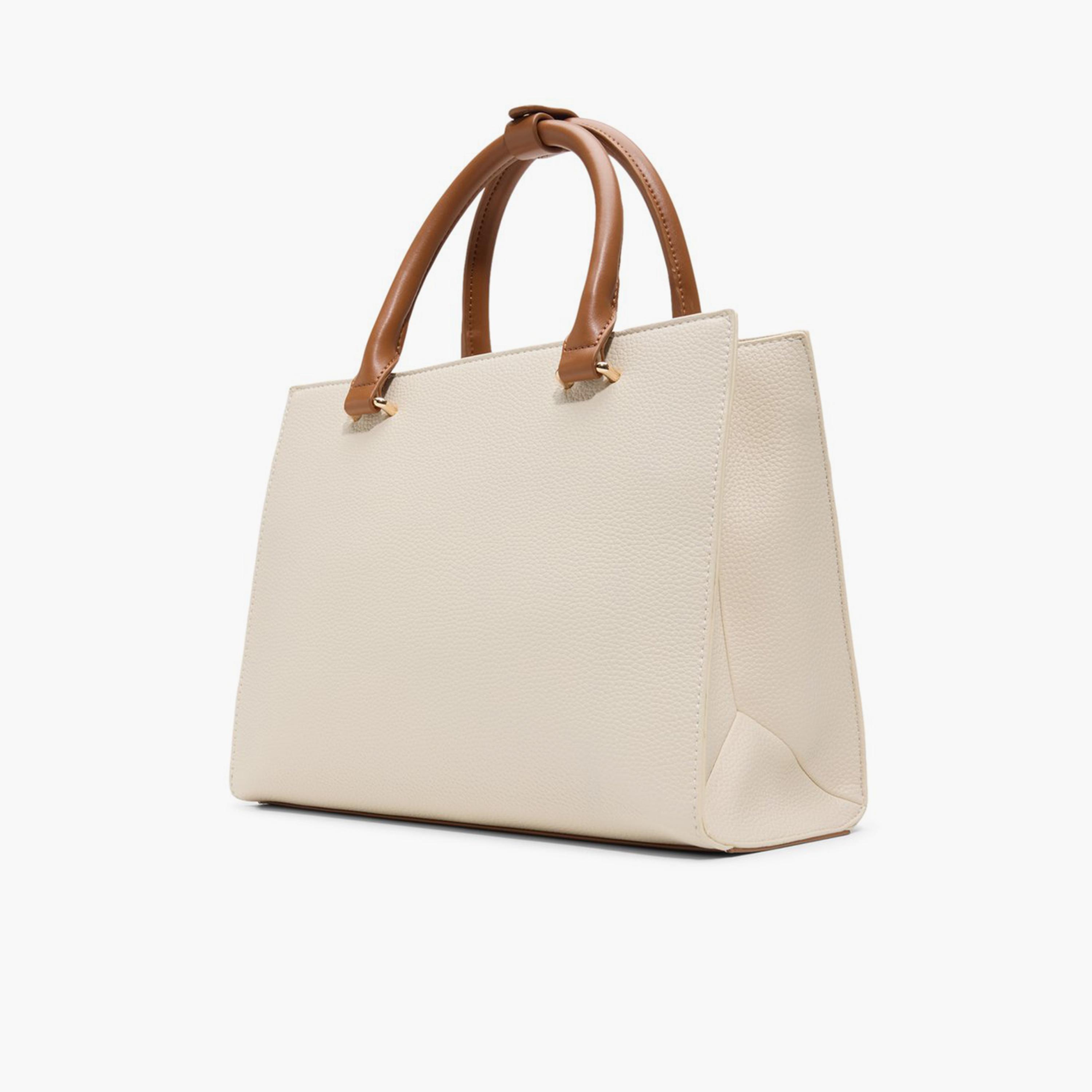 Call it Spring BELINDAA Textured Top Handle Satchel Bag with Magnetic Closure and Detachable Strap | 35 X 14 X 29 CM-women-bagsandwallets-handbags-image-2