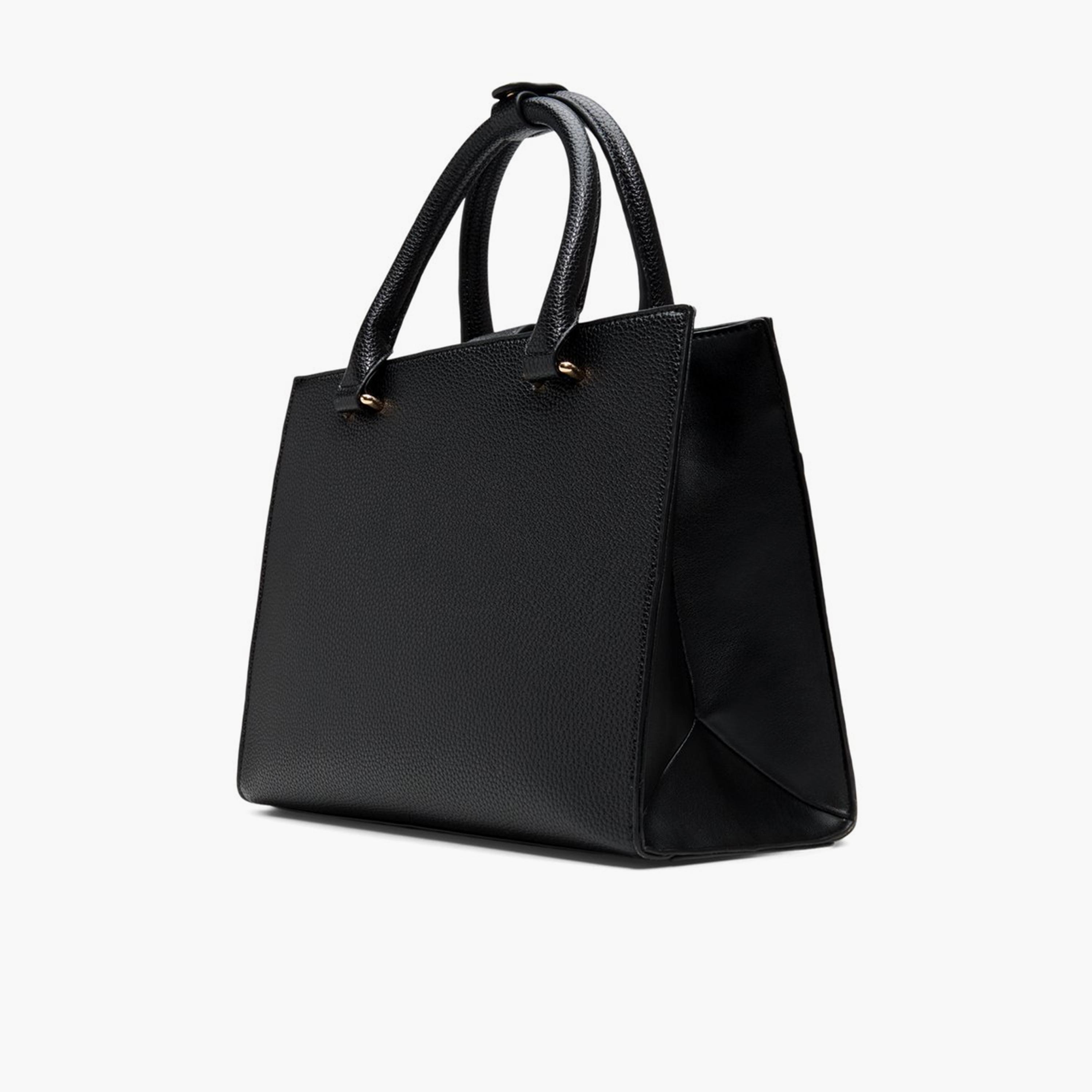 Call it Spring BELINDAA Textured Top Handle Satchel Bag with Magnetic Closure and Detachable Strap | 35 X 14 X 29 CM-women-bagsandwallets-handbags-image-2