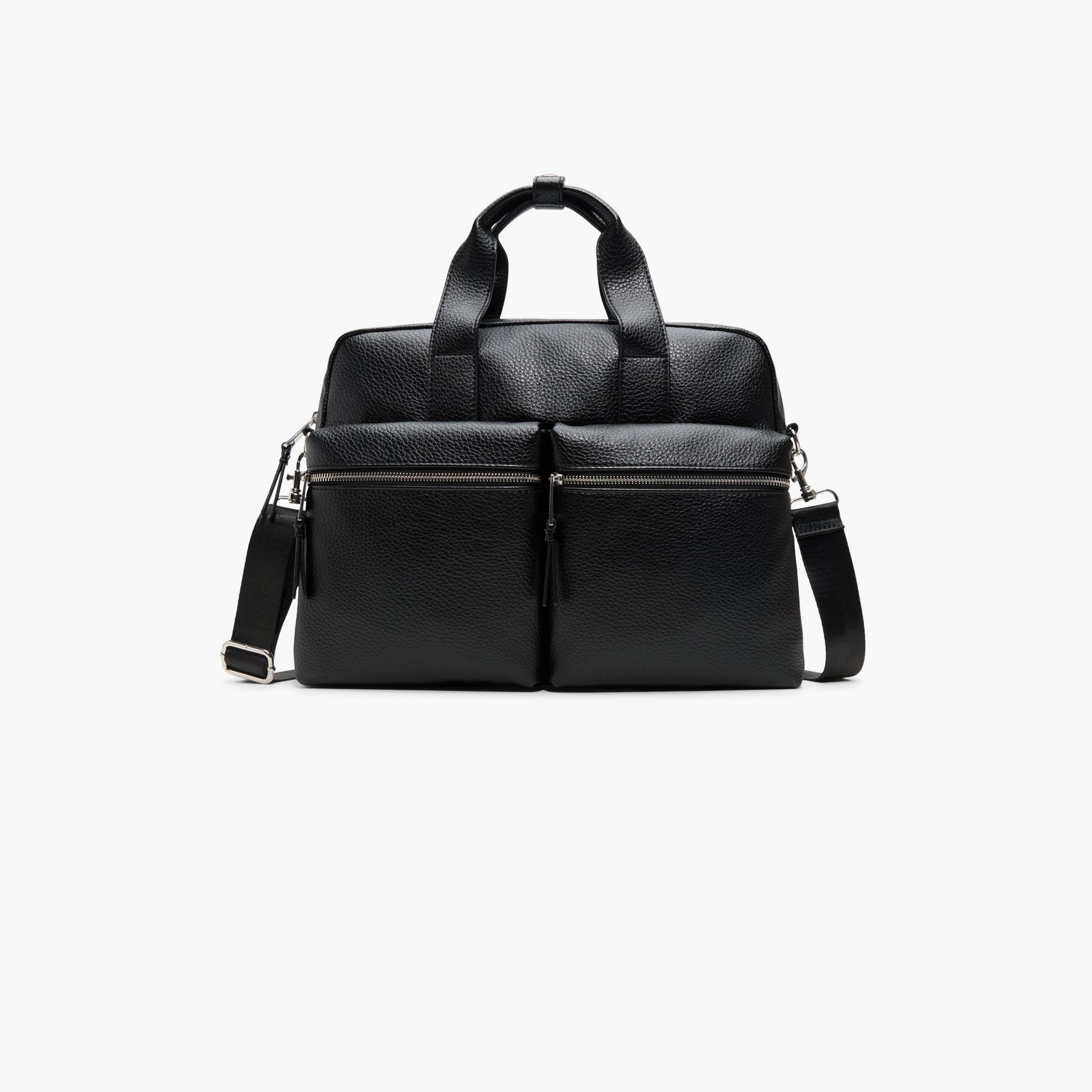 Call it Spring BREAMOS Textured Double Handle Laptop Bag with Zipper Closure and Detachable Strap | 41 X 9 X 39 CM-men-bags-image-1