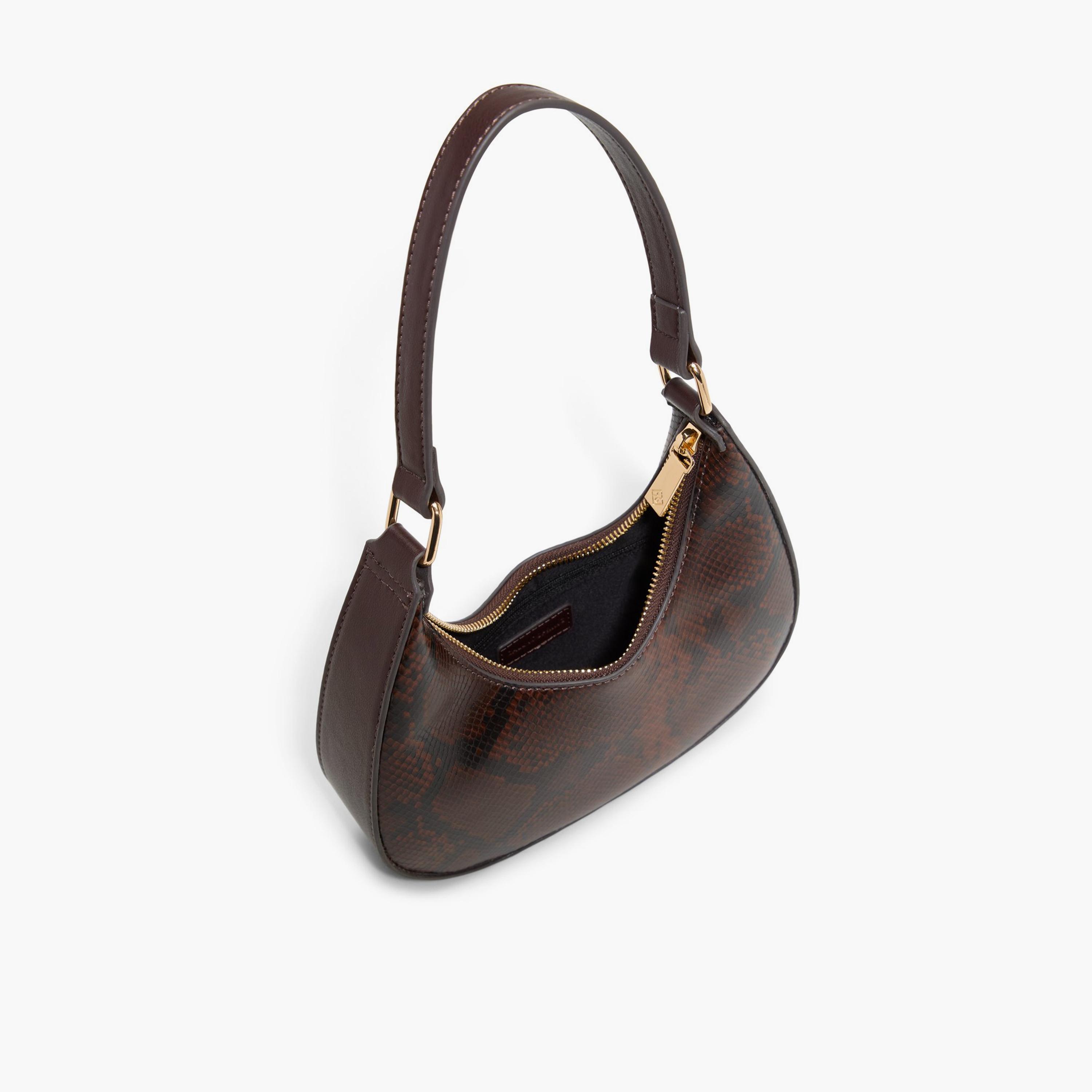 Call it Spring CELESTY Embellished Top Handle Shoulder Bag with Zipper Closure and Chain Strap | 21 X 5 X 23 CM-women-bagsandwallets-handbags-image-3