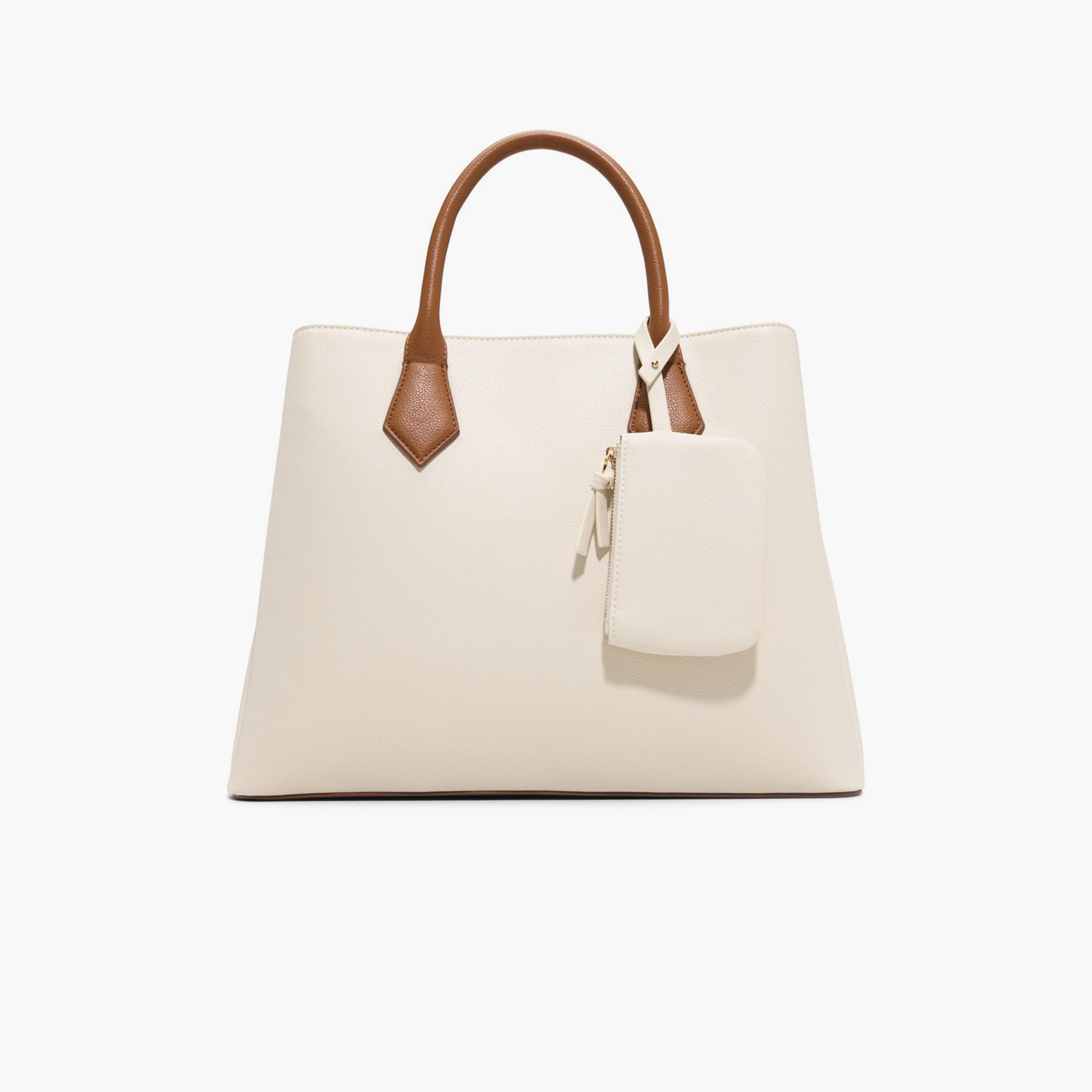 Call it Spring CHARLOTTEE Plain Double Handle Satchel Bag with Magnetic Closure and Detachable Strap | 42 X 15 X 40 CM-women-bagsandwallets-handbags-image-1