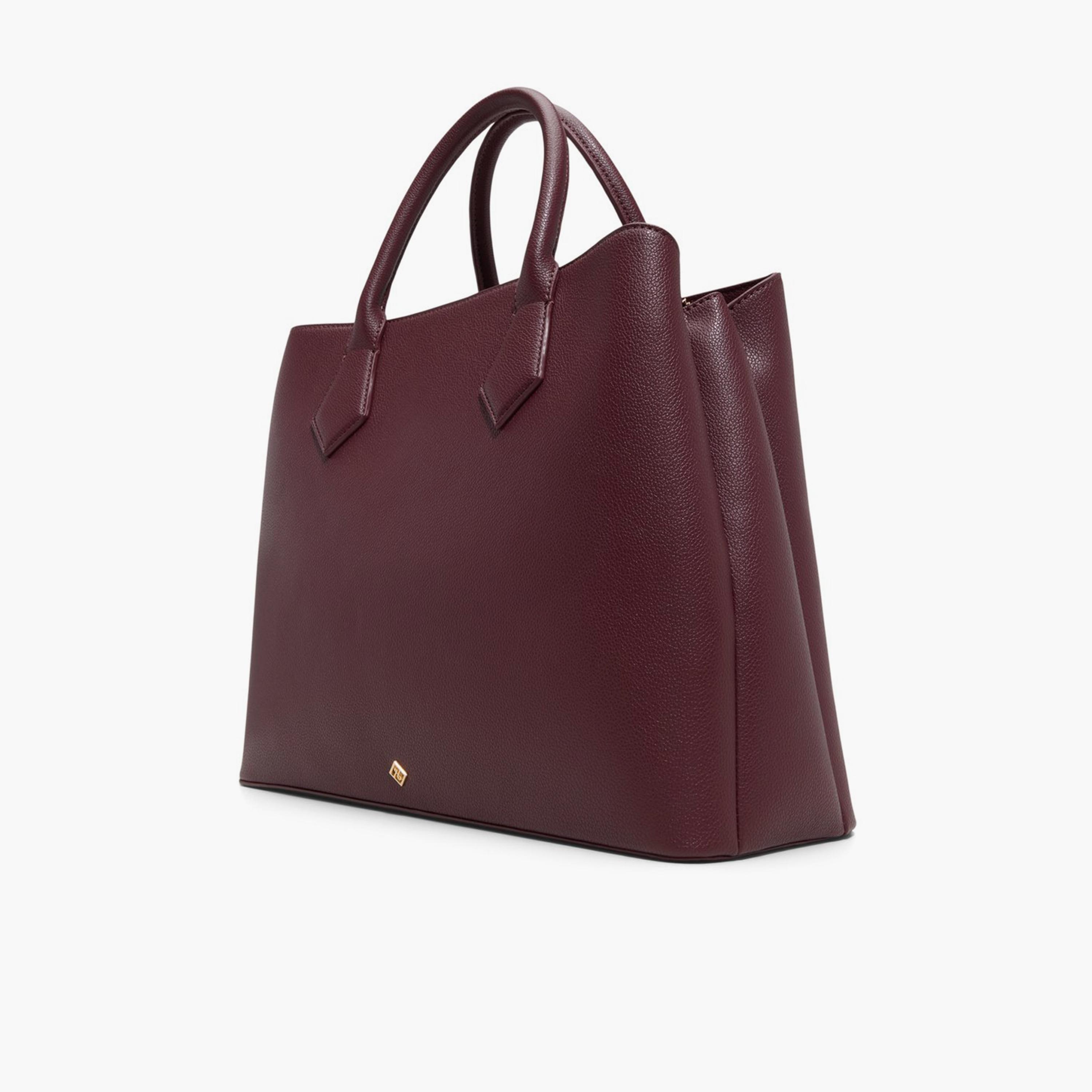 Call it Spring CHARLOTTEE Plain Double Handle Satchel Bag with Magnetic Closure and Detachable Strap | 42 X 15 X 40 CM-women-bagsandwallets-handbags-image-2