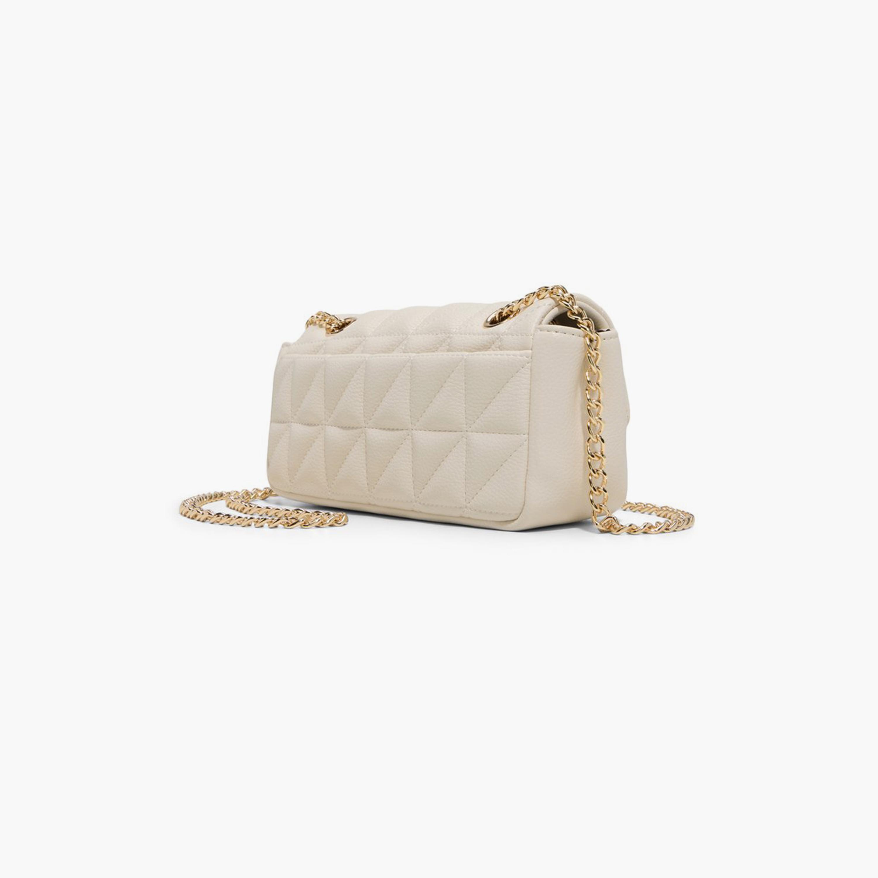 Call it Spring DIRA Quilted Crossbody Bag with Flap Closure and Chain Strap | 12 X 8 X 21 CM-women-bagsandwallets-handbags-image-2