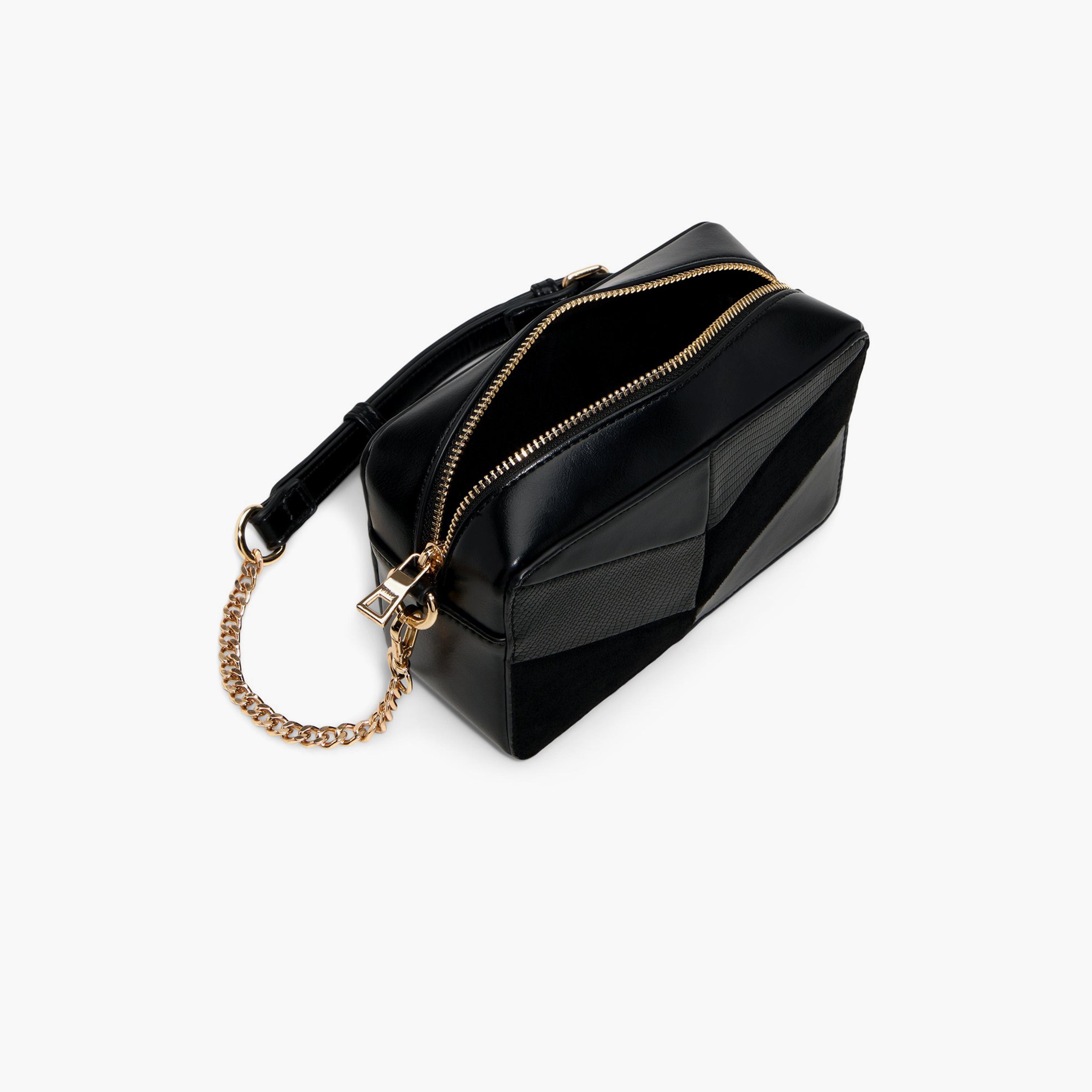 Call it Spring ESTERA Textured Crossbody Bag with Zipper Closure and Adjustable Strap | 11 X 7 X 18 CM-women-bagsandwallets-handbags-image-3