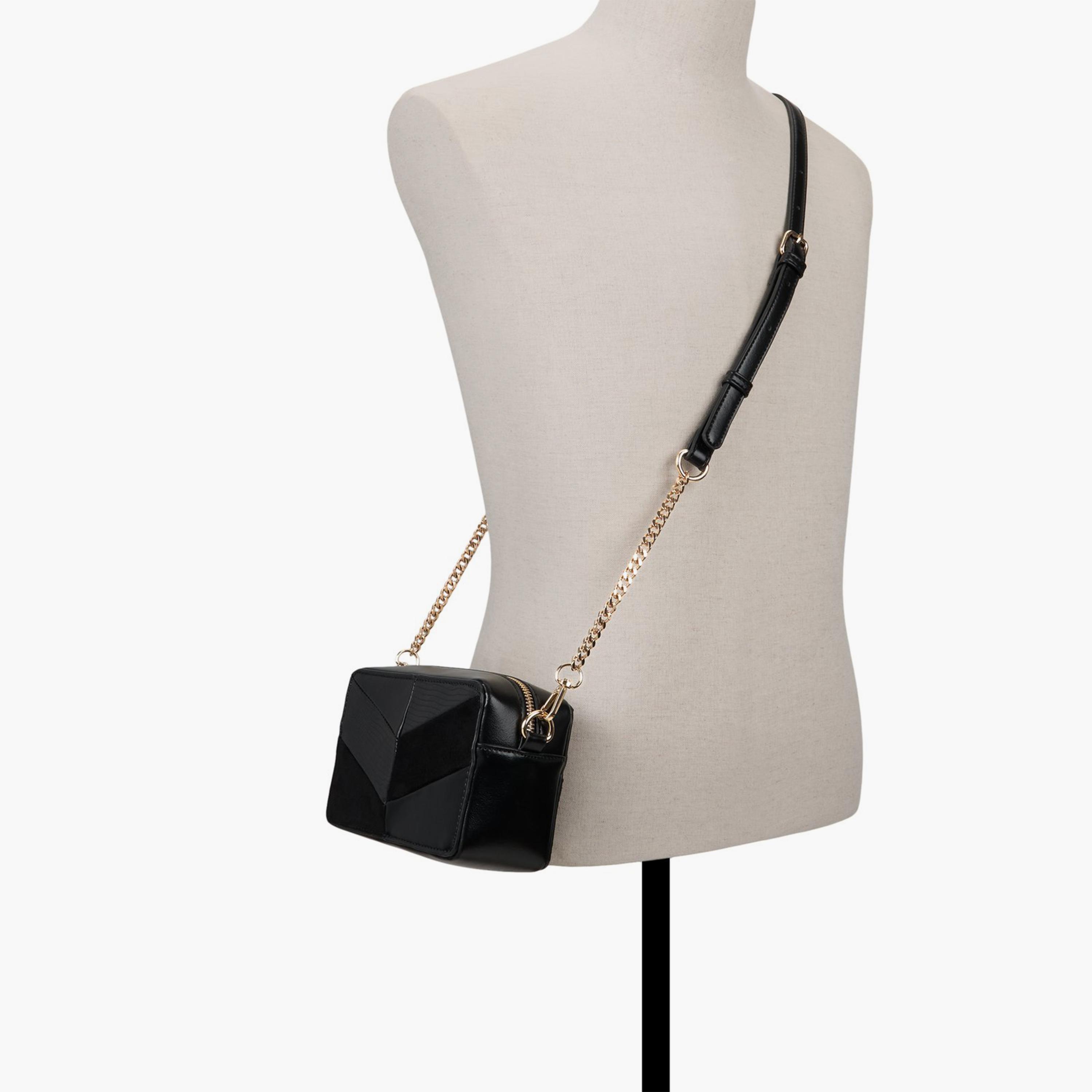 Call it Spring ESTERA Textured Crossbody Bag with Zipper Closure and Adjustable Strap | 11 X 7 X 18 CM-women-bagsandwallets-handbags-image-4