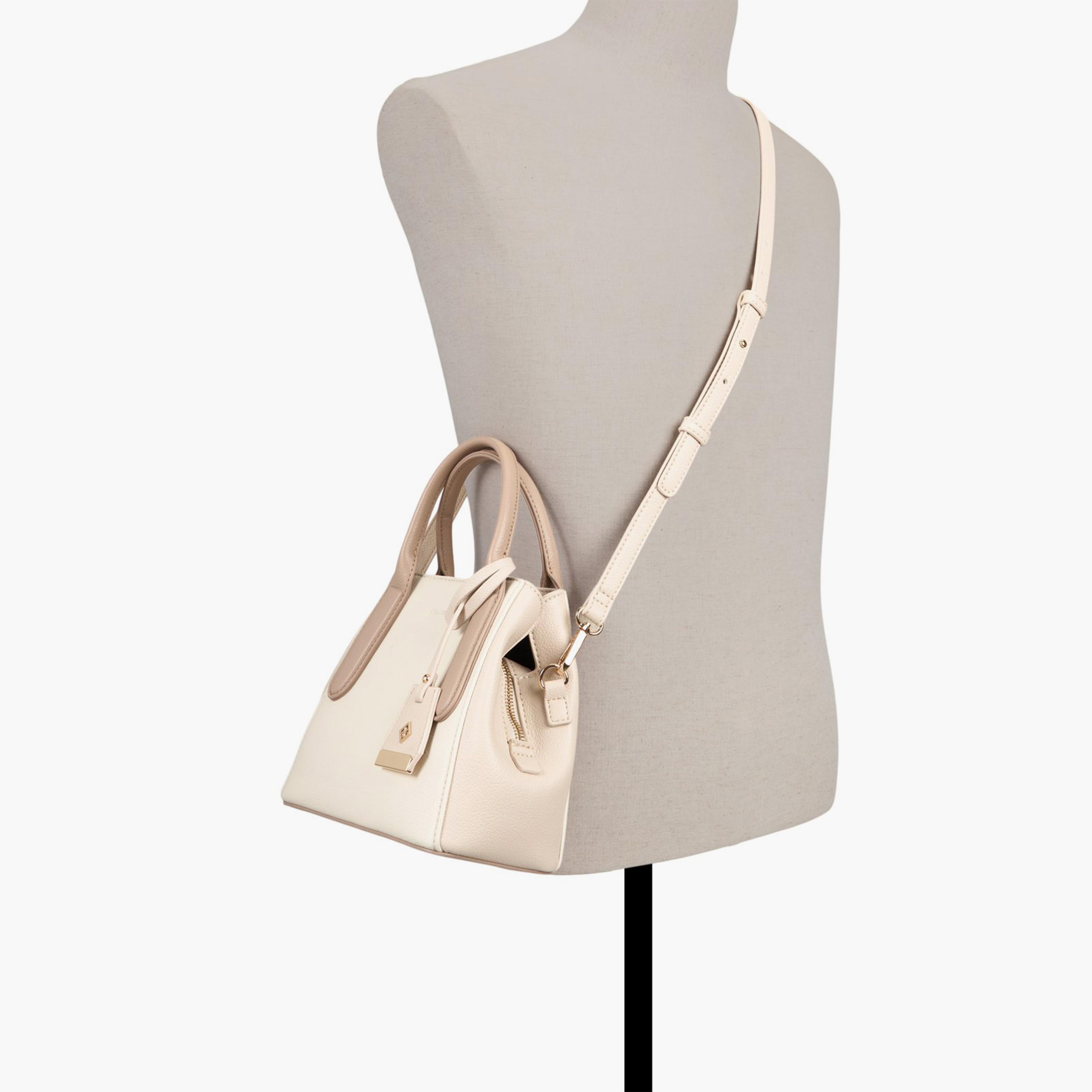 Call it Spring EVELIEN Textured Double Handle Satchel Bag with Magnetic Closure and Detachable Strap | 27 X 12 X 24 CM-women-bagsandwallets-handbags-image-4