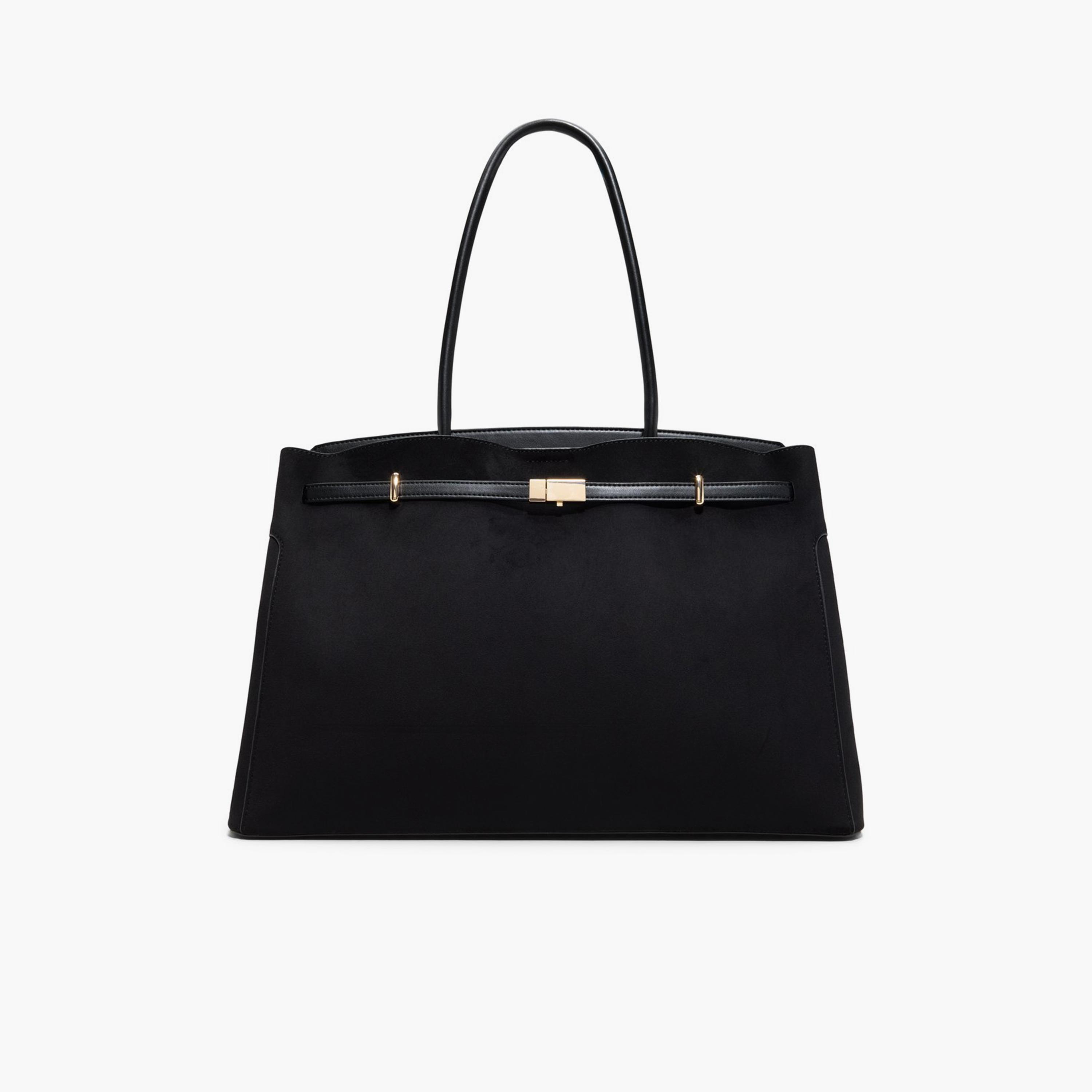 Call it Spring EVELYNEE Textured Double Handle Tote Bag with Magnetic Closure | 52 X 21 X 45 CM-women-bagsandwallets-handbags-image-1