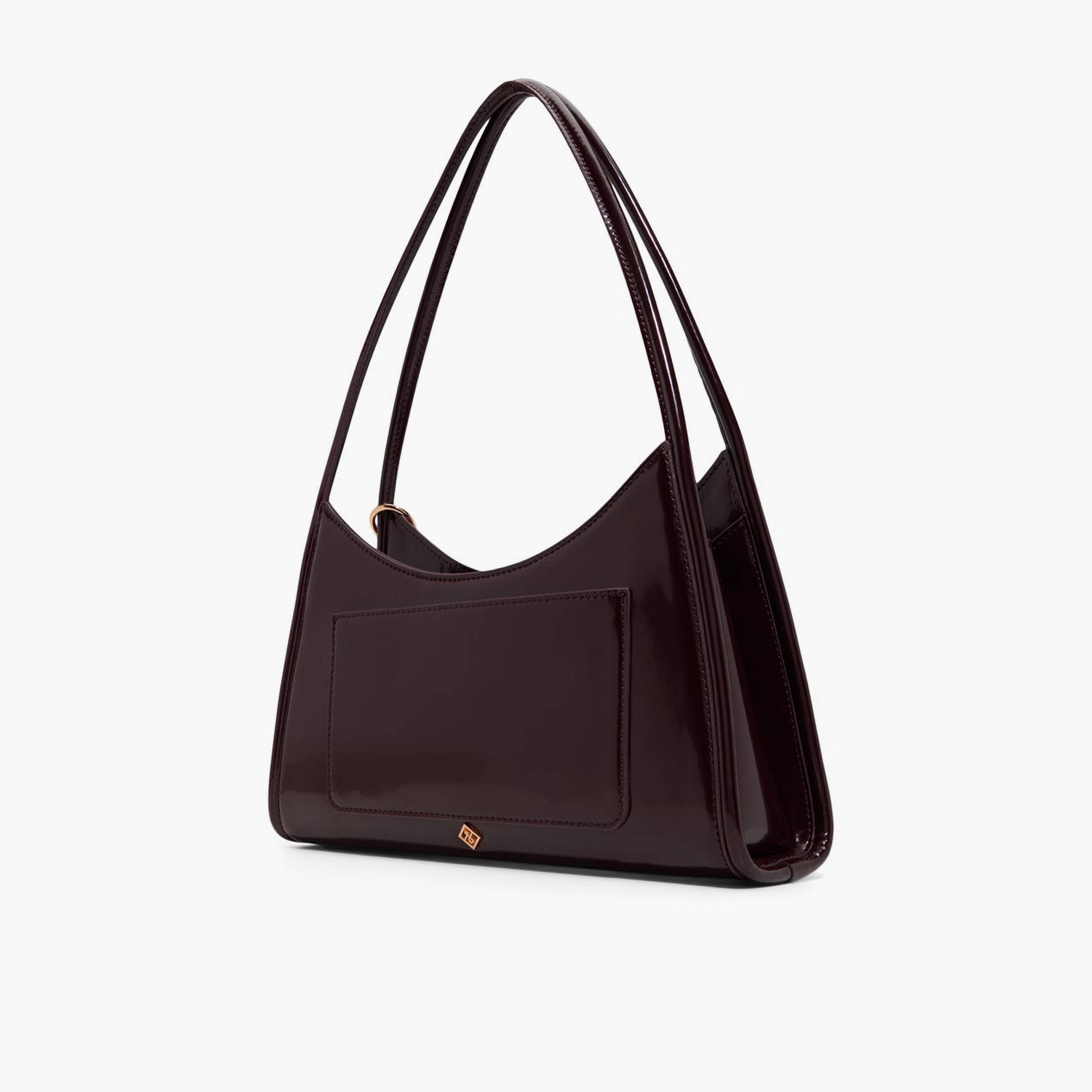 Call it Spring GEANNA Plain Double Handle Shoulder Bag with Flap Closure | 38 X 8 X 30 CM-women-bagsandwallets-handbags-image-2