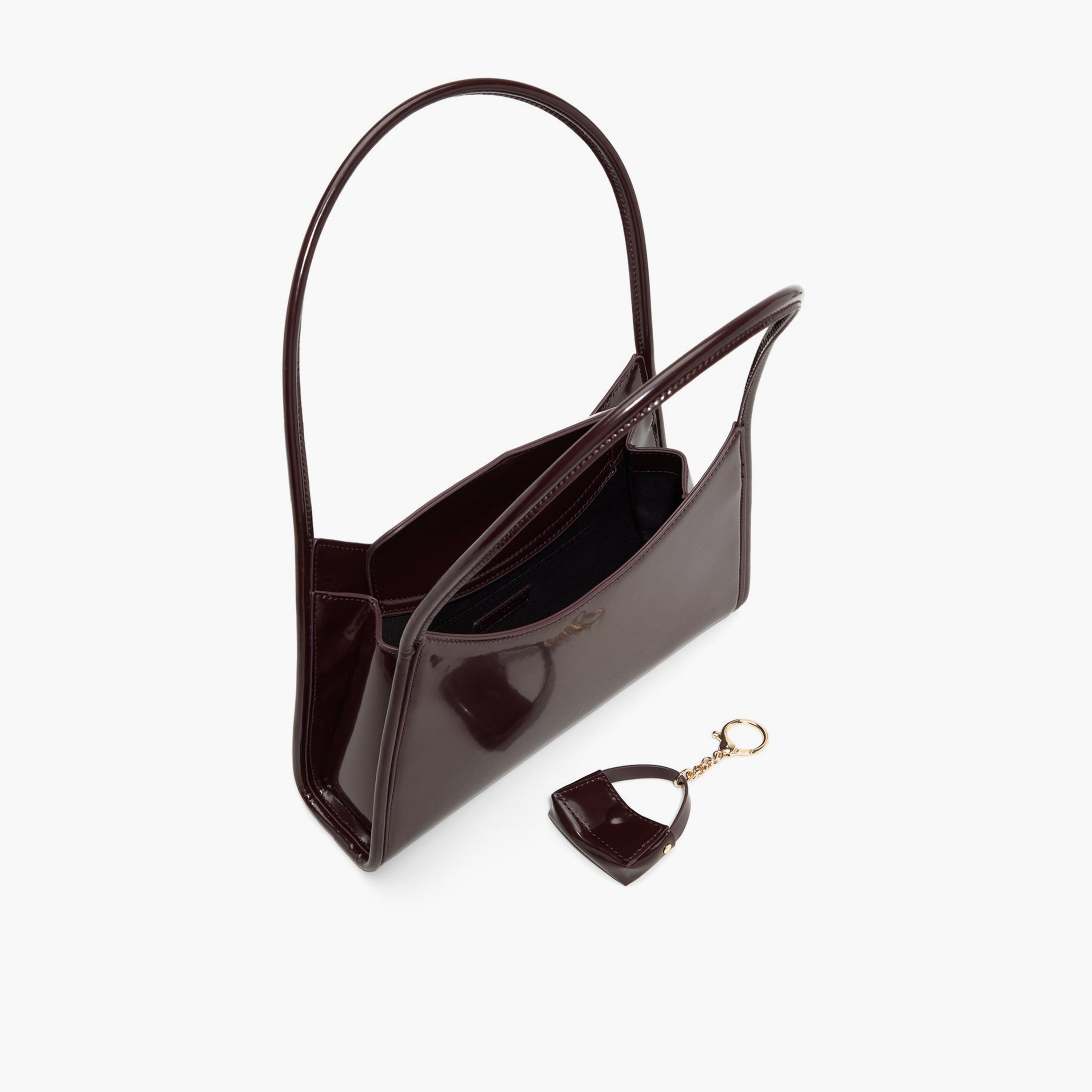 Call it Spring GEANNA Plain Double Handle Shoulder Bag with Flap Closure | 38 X 8 X 30 CM-women-bagsandwallets-handbags-image-3