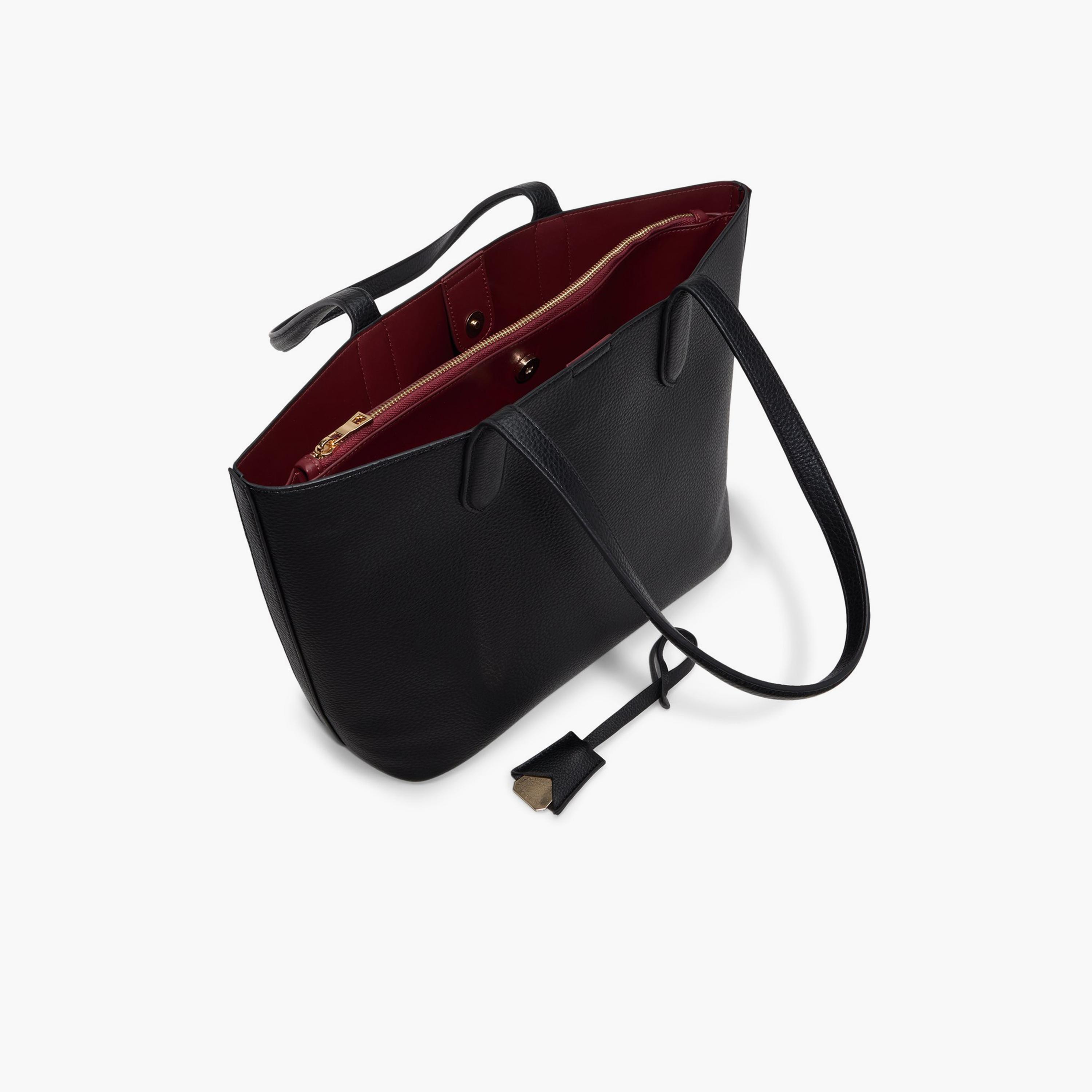 كول ات سبرينغ - شنطة تسوق لورلي مقبضين مزخرفين وإغلاق بسحاب | 29 × 13 × 43 سم-women-bagsandwallets-handbags-image-3