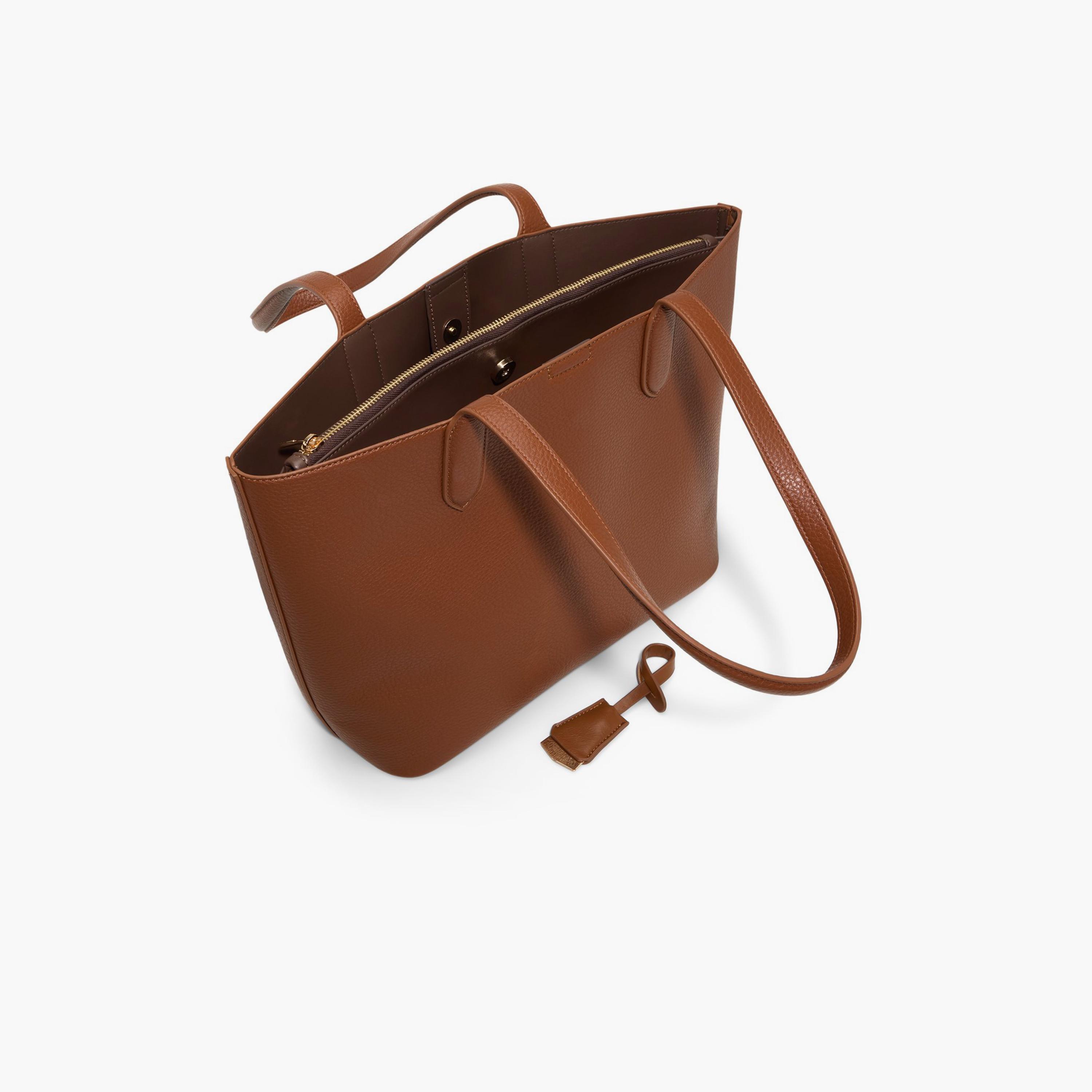 Call it Spring LORLEII Textured Double Handle Tote Bag with Zipper Closure | 29 X 13 X 43 CM-women-bagsandwallets-handbags-image-3