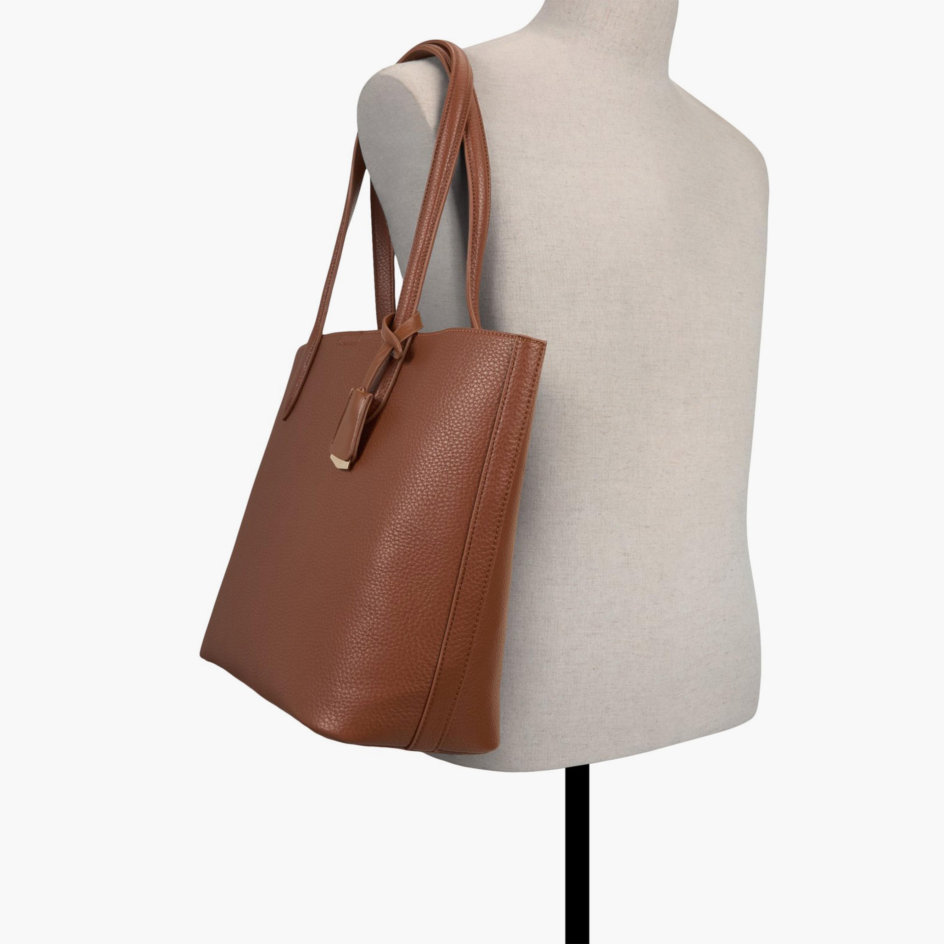 Call it Spring LORLEII Textured Double Handle Tote Bag with Zipper Closure | 29 X 13 X 43 CM-women-bagsandwallets-handbags-image-4