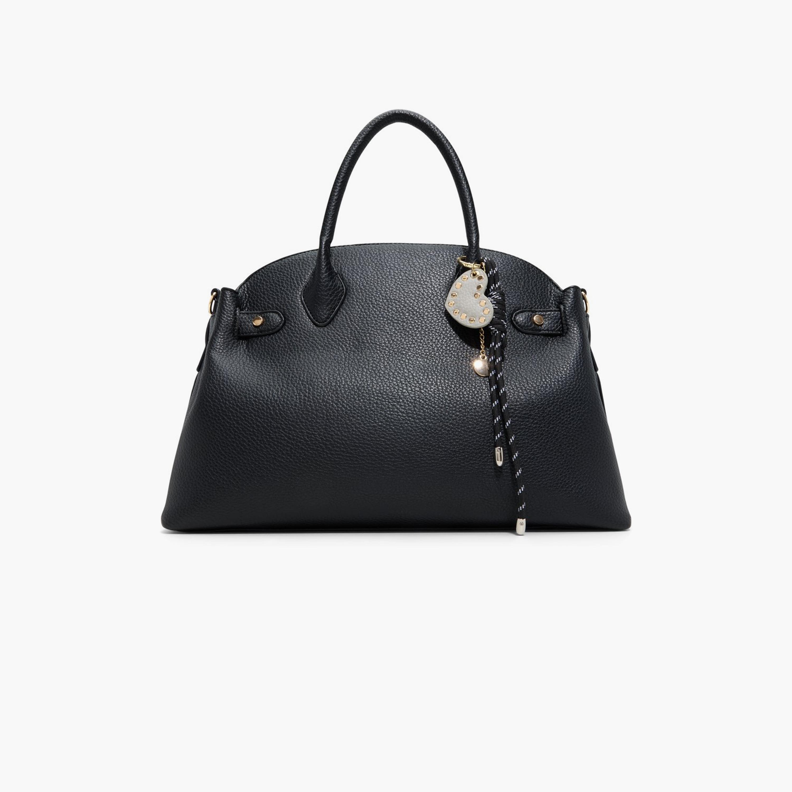 Call it Spring MEDUSIA Textured Double Handle Satchel Bag with Zipper Closure and Detachable Strap | 22 X 14 X 41 CM-women-bagsandwallets-handbags-image-1