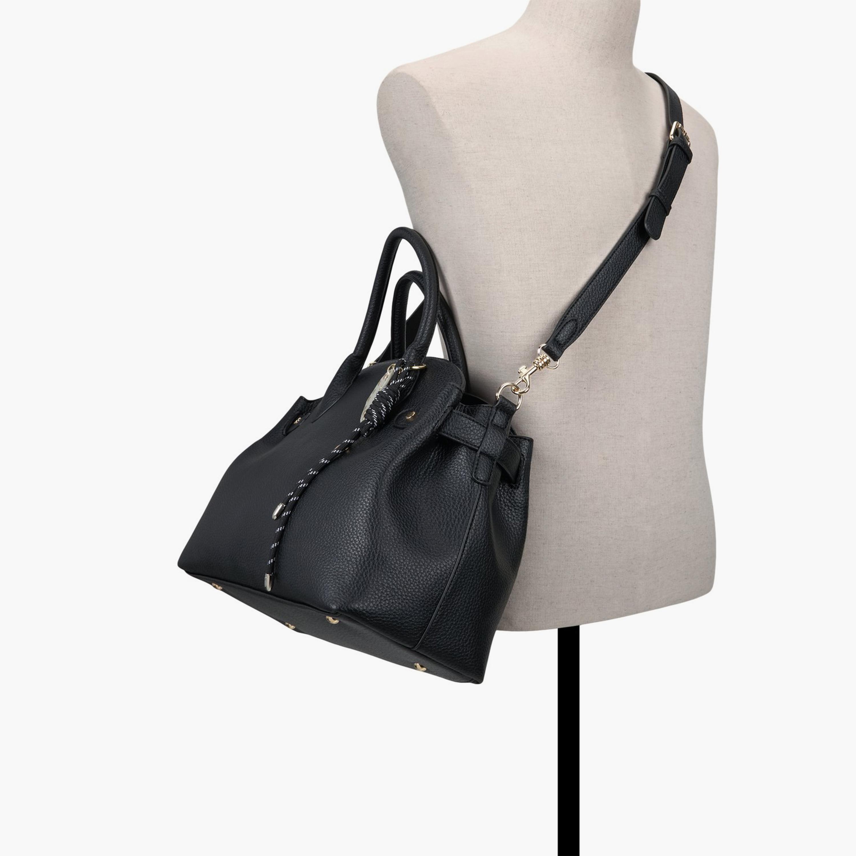 Call it Spring MEDUSIA Textured Double Handle Satchel Bag with Zipper Closure and Detachable Strap | 22 X 14 X 41 CM-women-bagsandwallets-handbags-image-4
