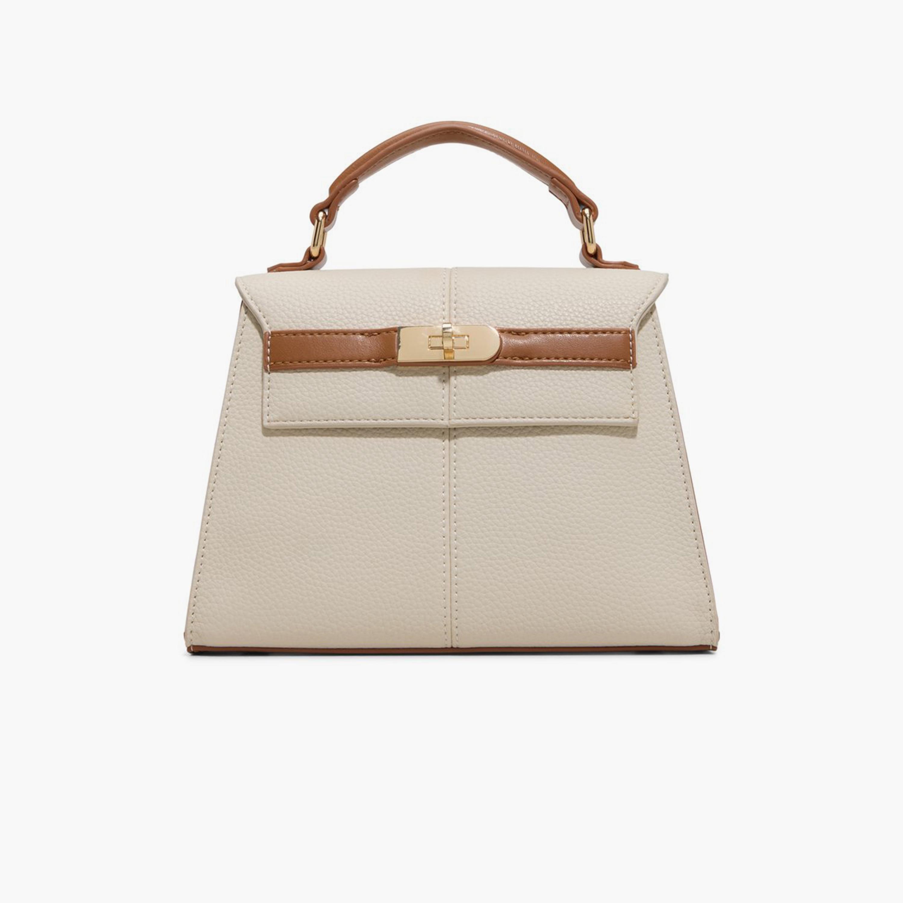 كول ات سبرينغ- شنطة يد منقوشة غطاء قلاب مقبض علوي | 22 × 20 × 8 سم-women-bagsandwallets-handbags-image-25