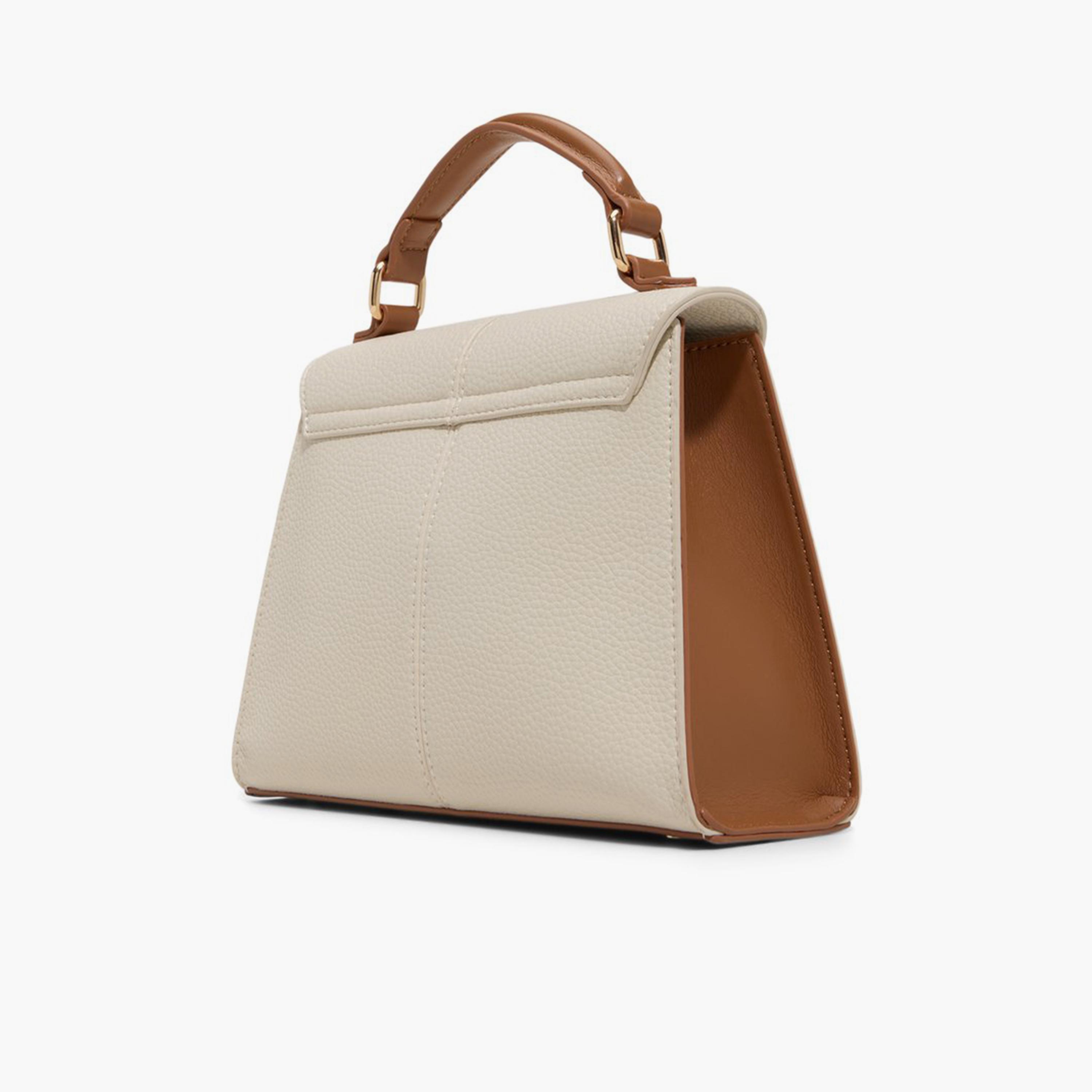 كول ات سبرينغ- شنطة يد منقوشة غطاء قلاب مقبض علوي | 22 × 20 × 8 سم-women-bagsandwallets-handbags-image-26