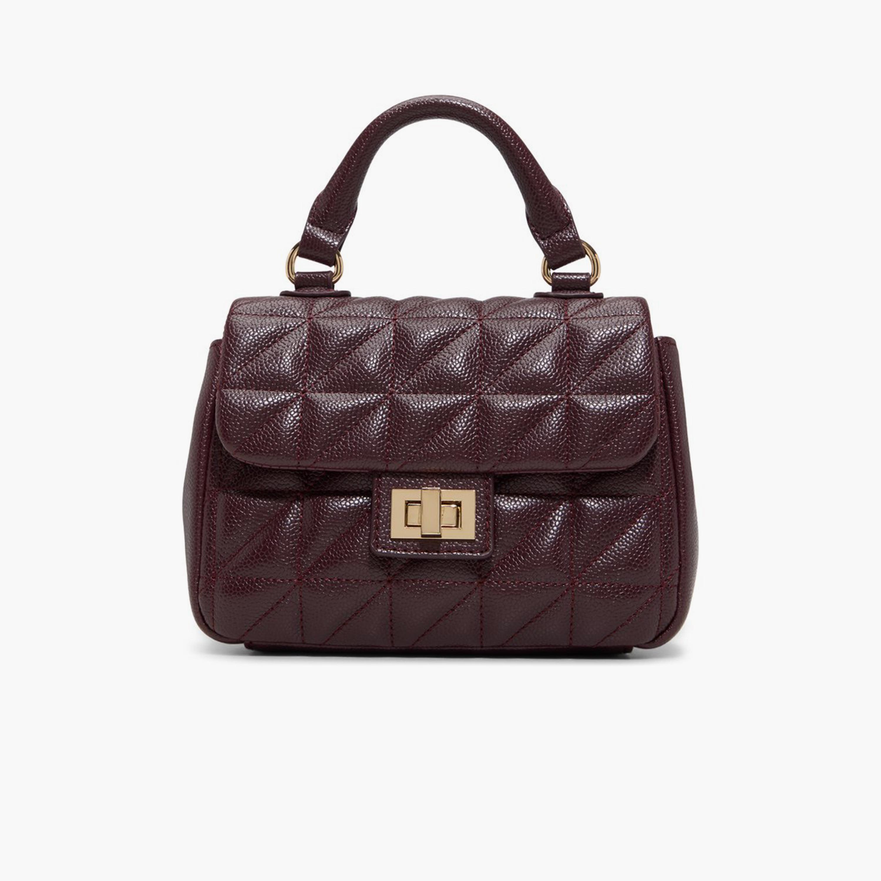 Call it Spring ROSIEE Quilted Top Handle Shoulder Bag with Flap Closure and Detachable Strap | 22 X 9 X 24 CM-women-bagsandwallets-handbags-image-1