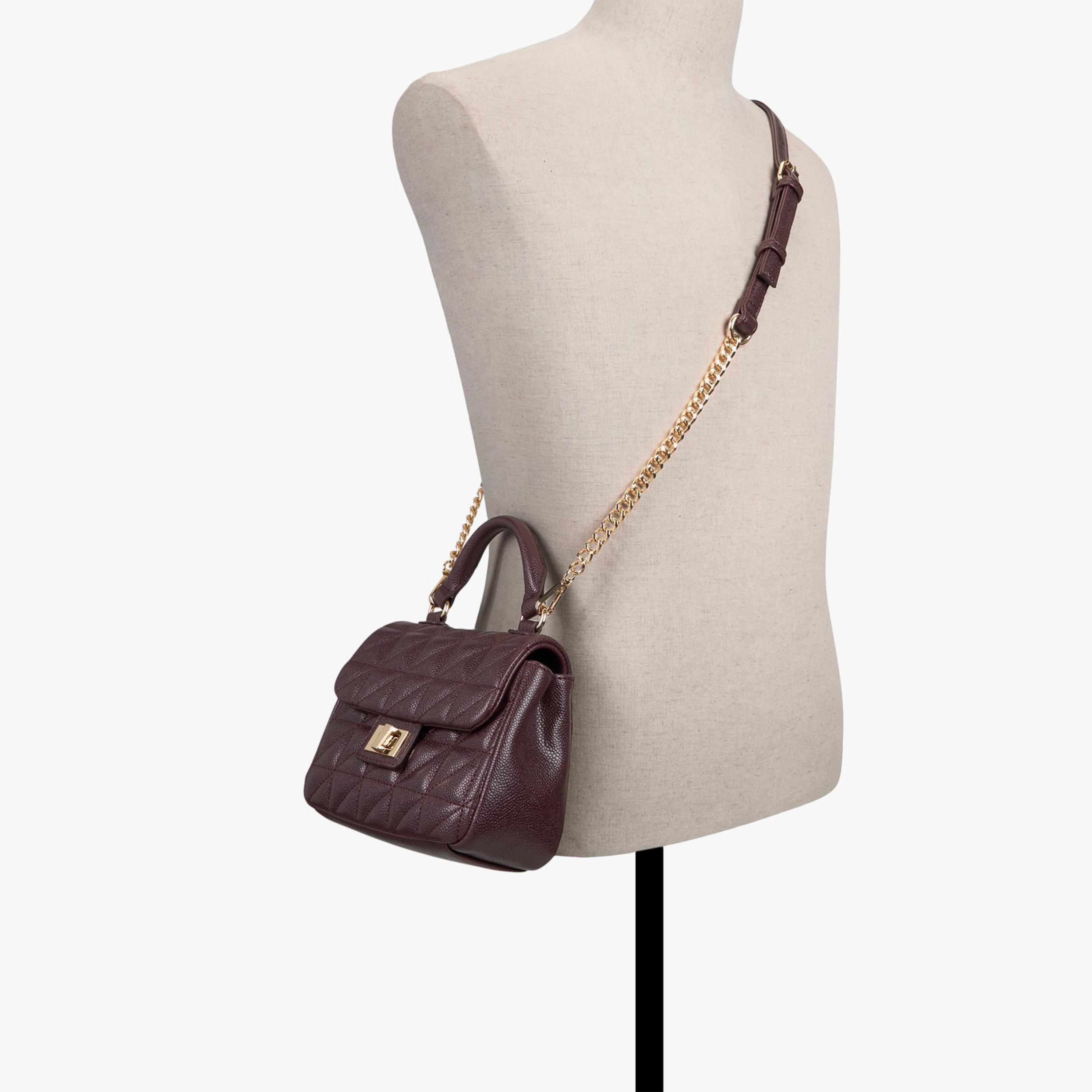 Call it Spring ROSIEE Quilted Top Handle Shoulder Bag with Flap Closure and Detachable Strap | 22 X 9 X 24 CM-women-bagsandwallets-handbags-image-4