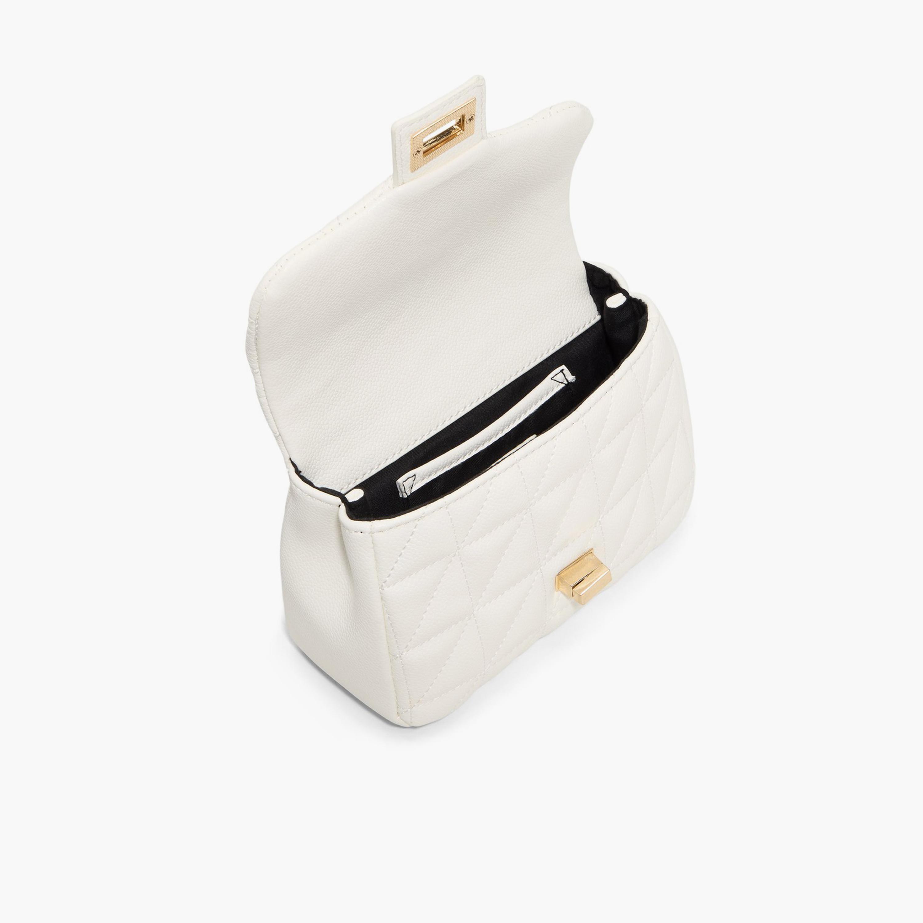 Call it Spring ROSIEE Quilted Top Handle Shoulder Bag with Flap Closure and Detachable Strap | 22 X 9 X 24 CM-women-bagsandwallets-handbags-image-3