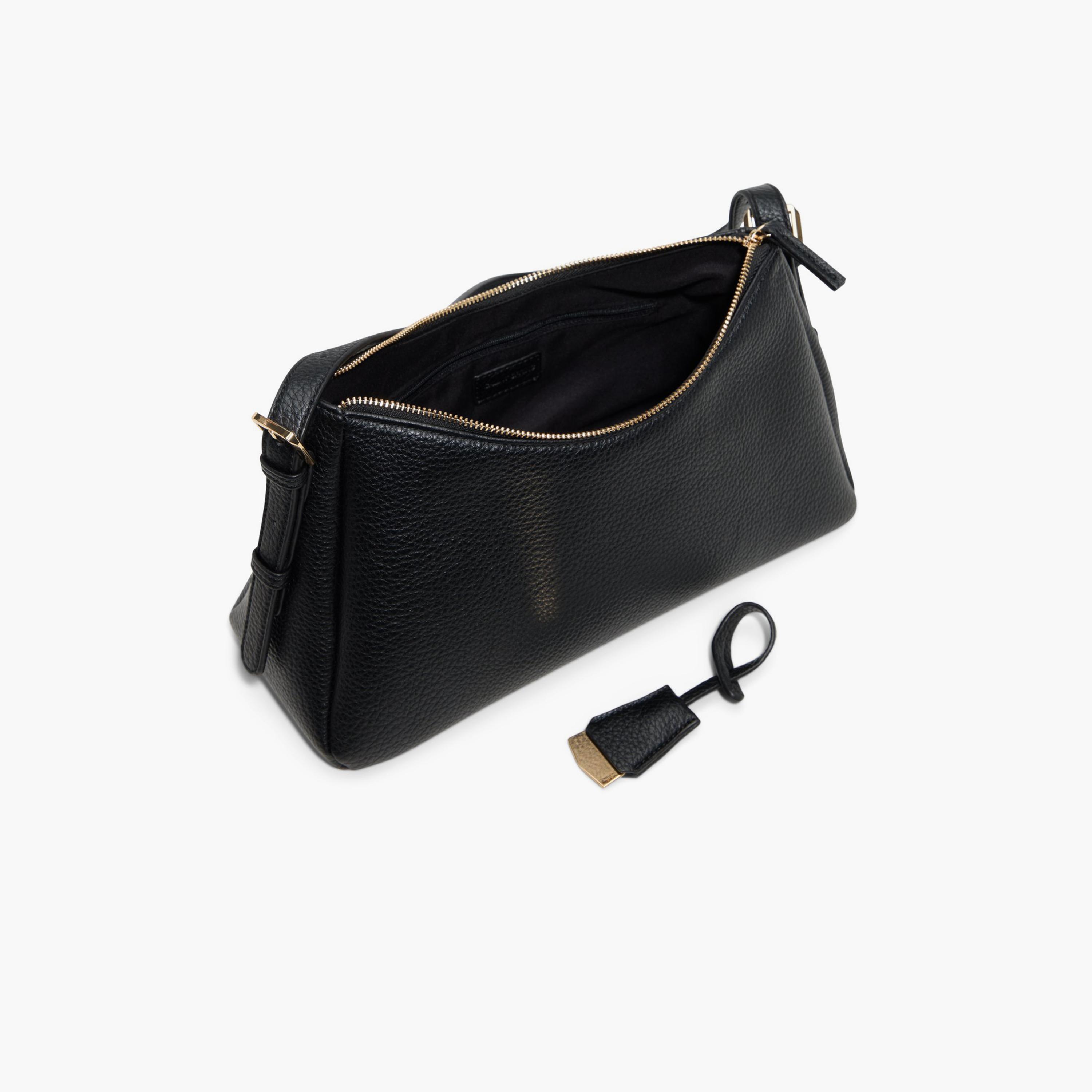 Call it Spring VIVIANNNN Textured Hobo Bag with Zipper Closure and Adjustable Strap | 18 X 11 X 33 CM-women-bagsandwallets-handbags-image-3