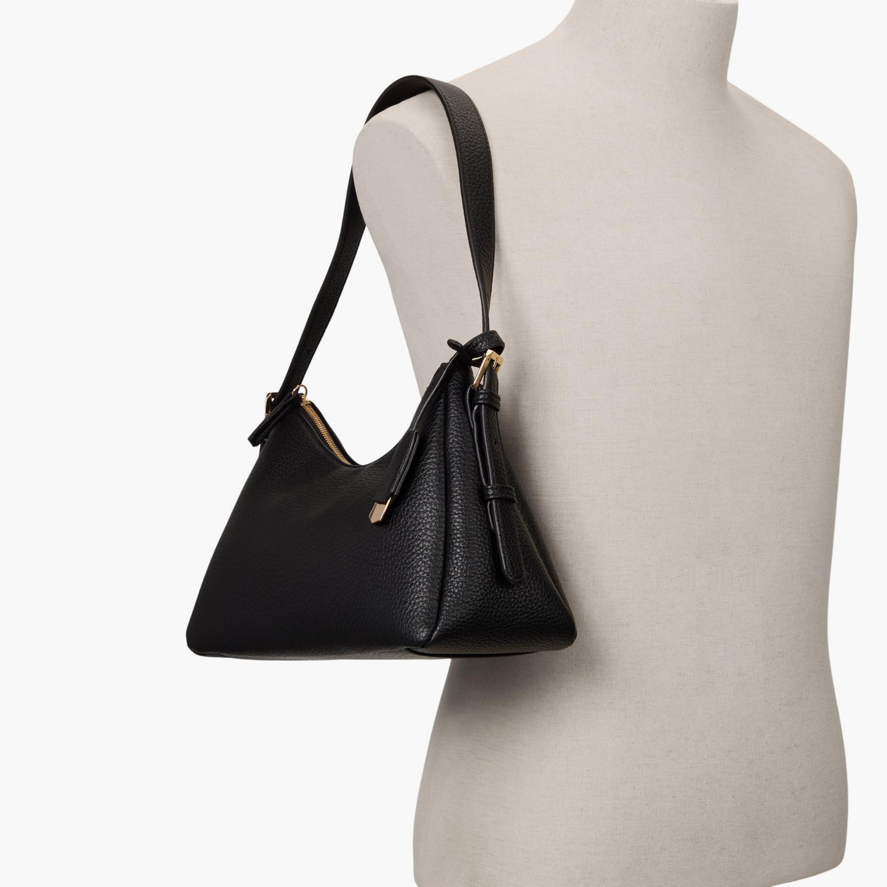Call it Spring VIVIANNNN Textured Hobo Bag with Zipper Closure and Adjustable Strap | 18 X 11 X 33 CM-women-bagsandwallets-handbags-image-4