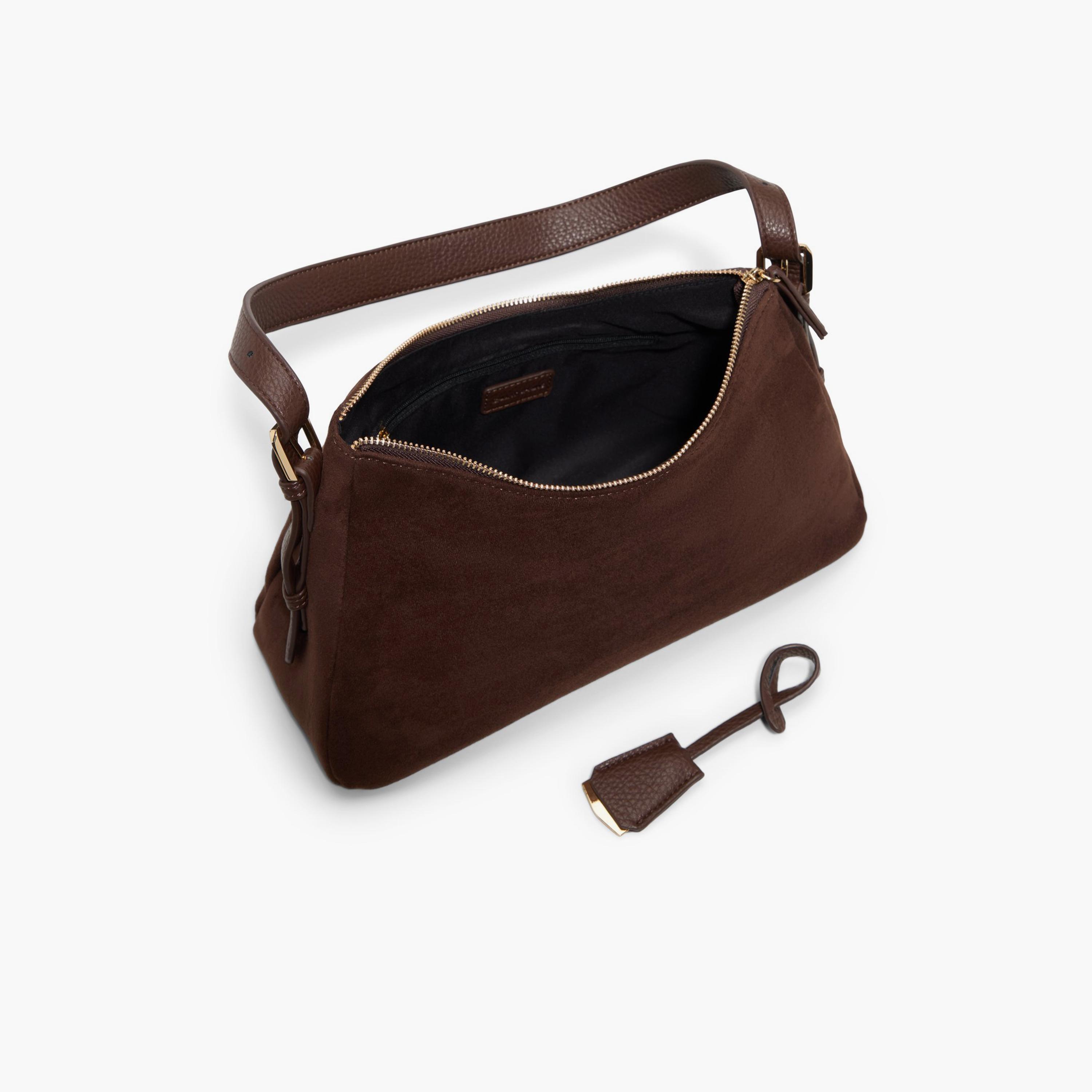 Call it Spring VIVIANNNN Textured Hobo Bag with Zipper Closure and Adjustable Strap | 18 X 11 X 33 CM-women-bagsandwallets-handbags-image-3