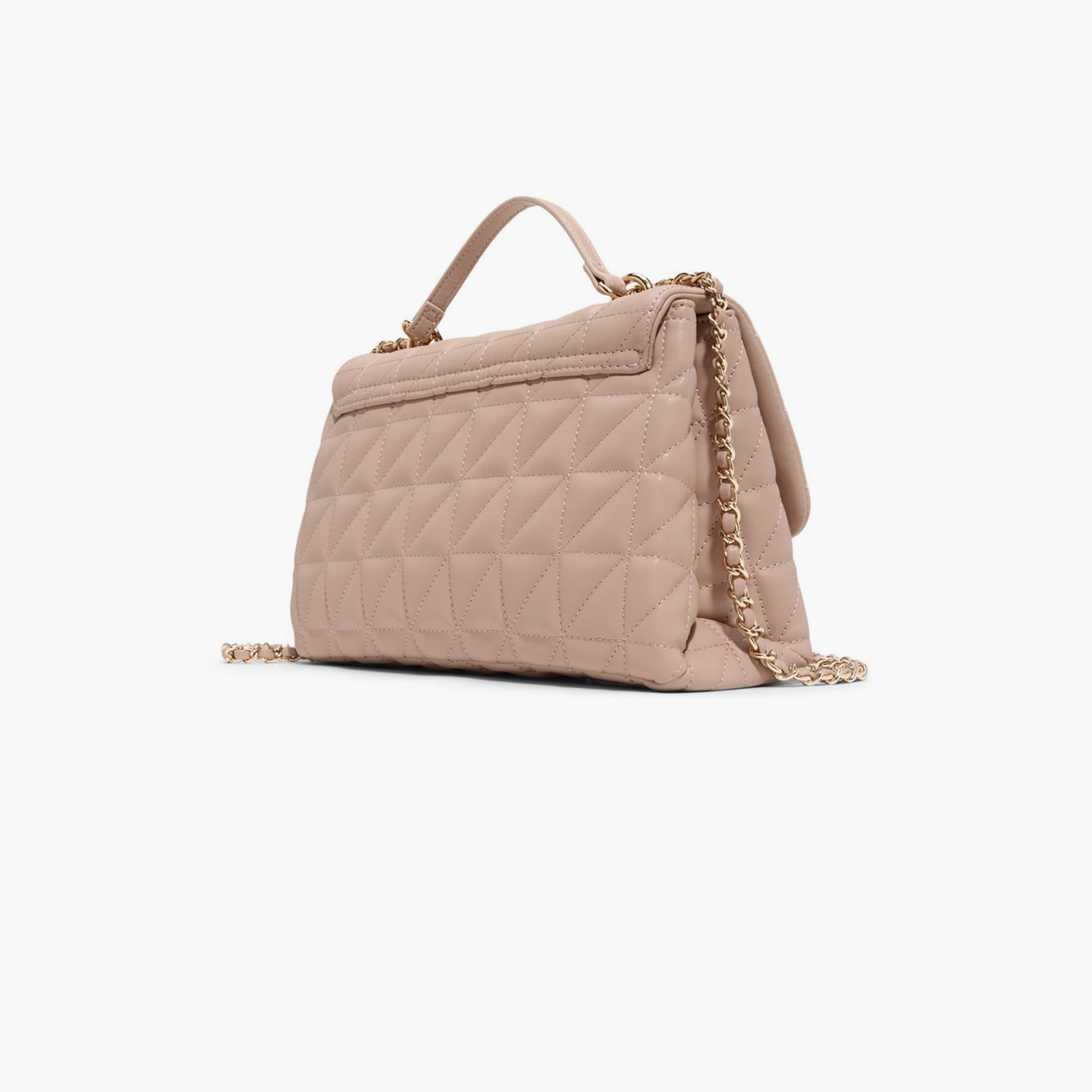 Call it Spring ZOLINA Quilted Top Handle Shoulder Bag with Twist Lock and Chain Strap | 21 X 10 X 29 CM-women-bagsandwallets-handbags-image-2