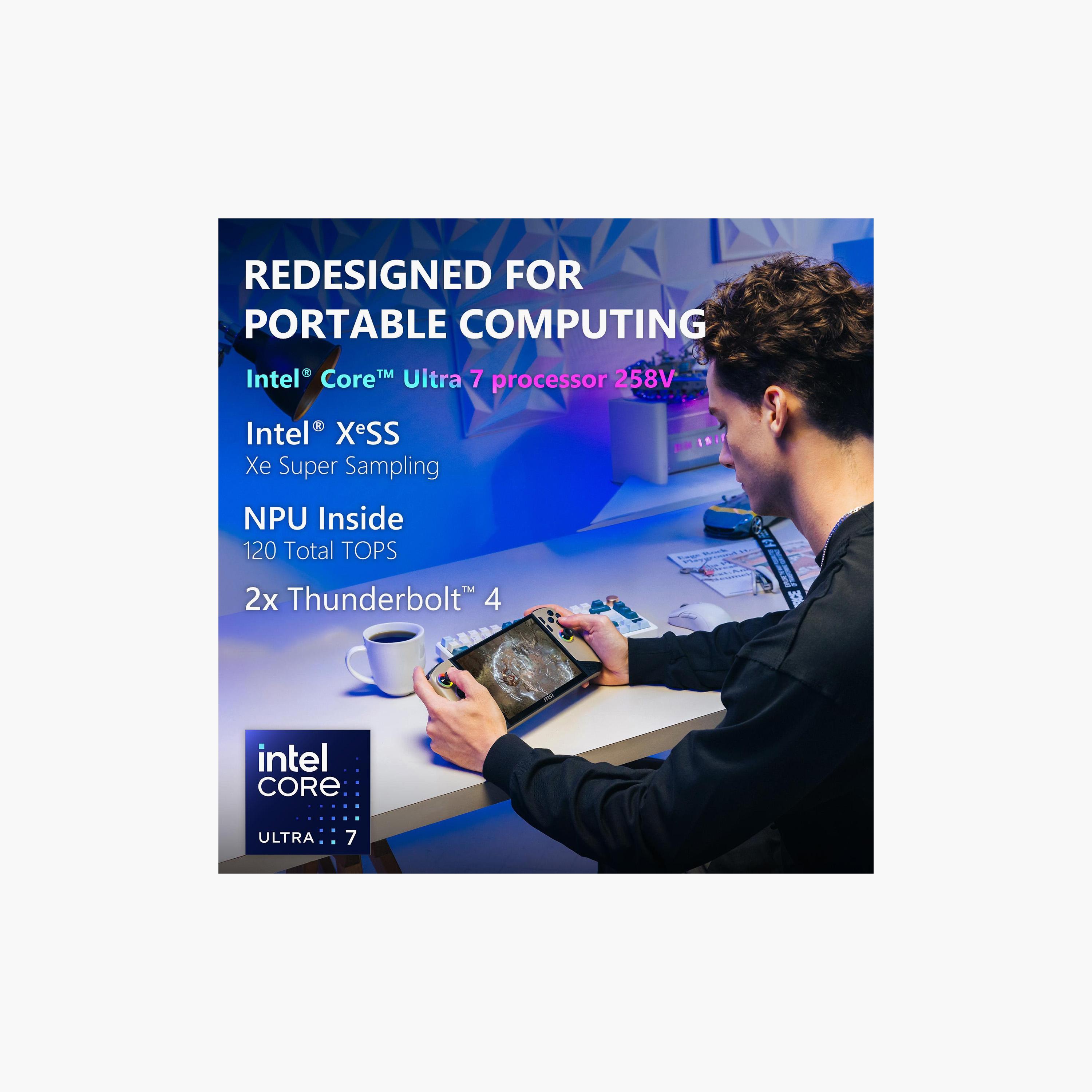 لابتوب ام اس اي كلاو 8 AI+ Intel Core Ultra 7 258V ورام 32 جيجا SSD 1 تيرا Arc 8" FHD+-electronics-laptops-image-10