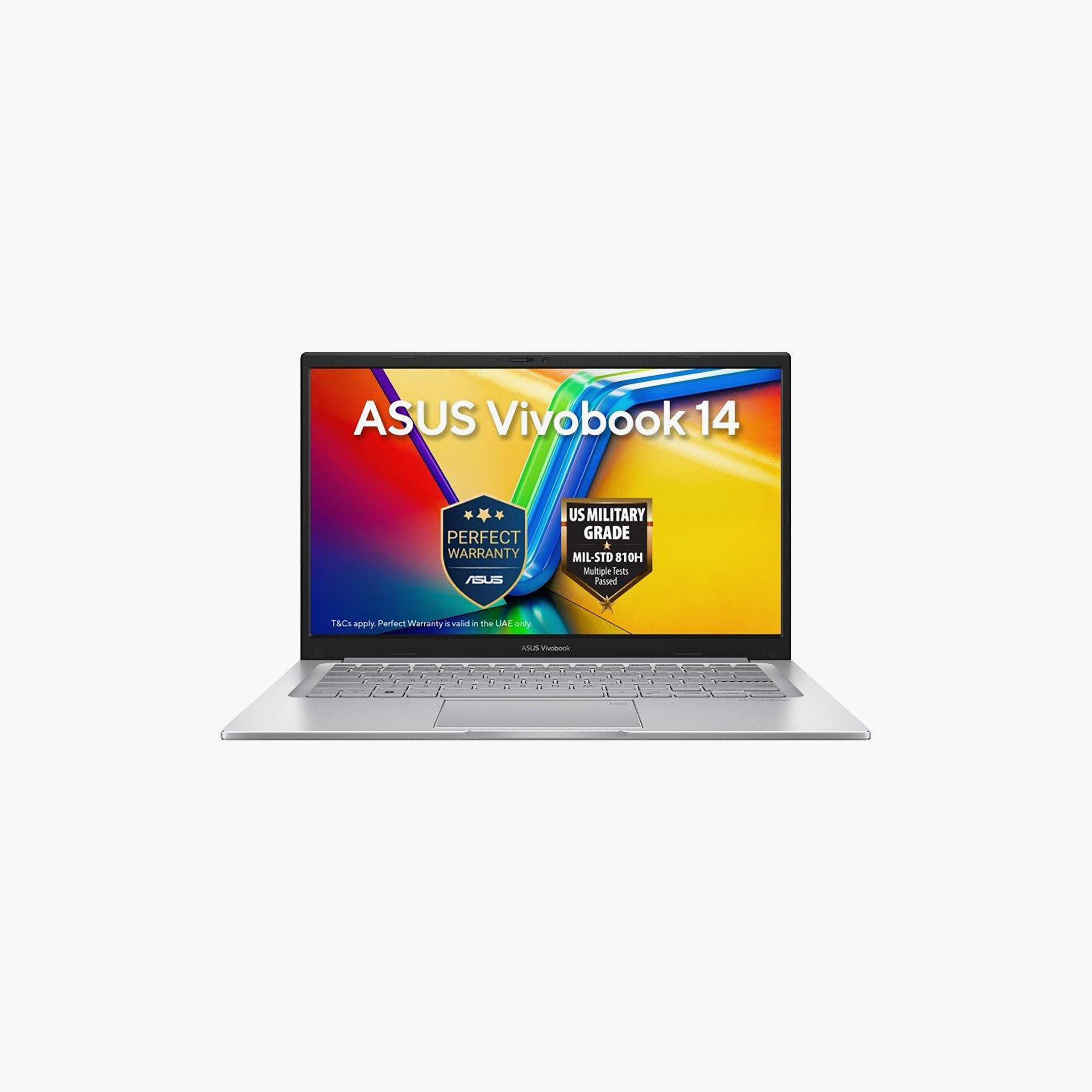 لابتوب أسوس فيفو بوك 14، إنتل كور 5 120U، رام 16 جيجا، SSD 512 جيجا، 14"، ويندوز 11، لون فضي-electronics-laptops-image-1