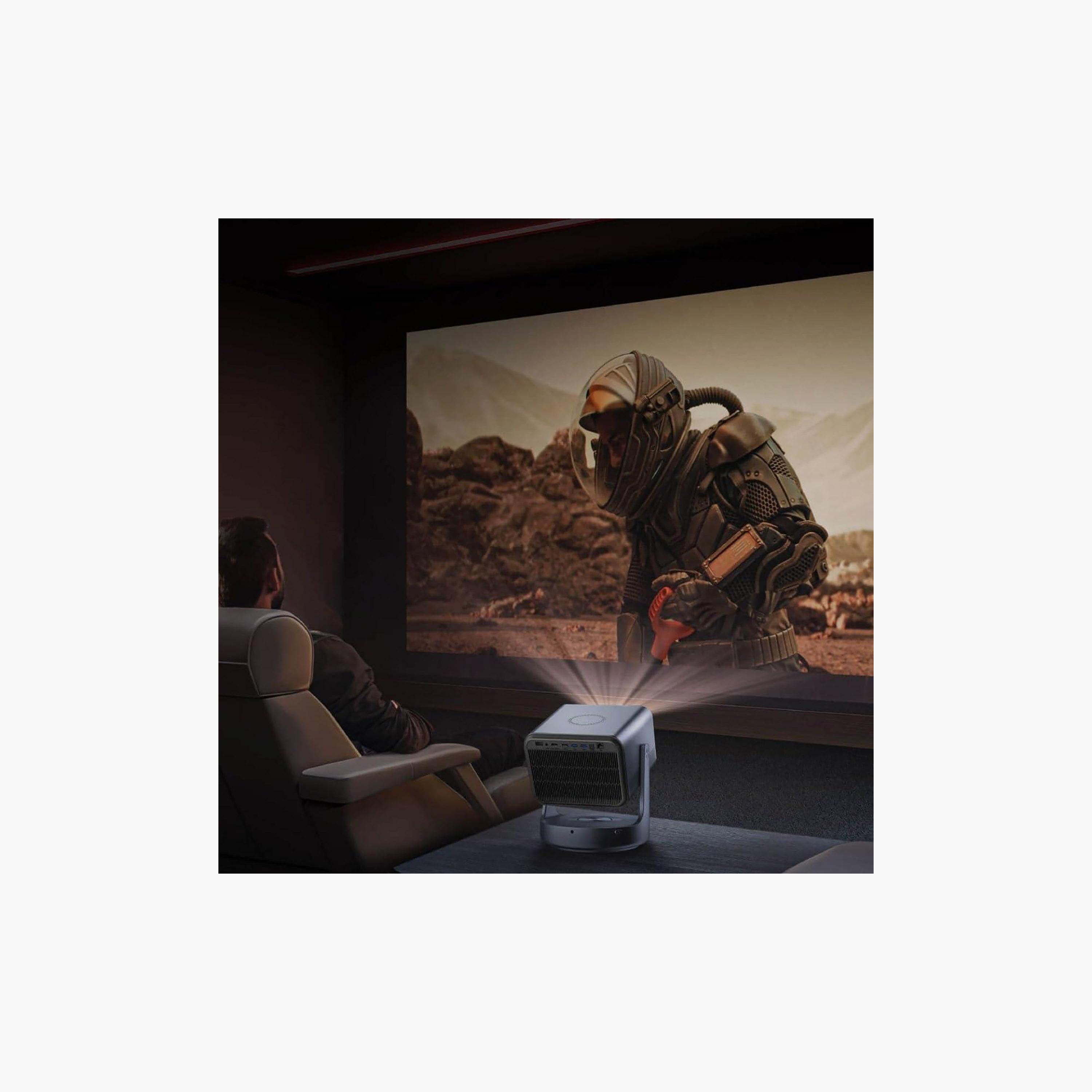 جهاز عرض ليزري محمول صغير الحجم من هايسنس بدقة 4K UHD ثلاثي الألوان RGB، لون أزرق بروسي | C2 ULTRA-electronics-portabledevices-image-3