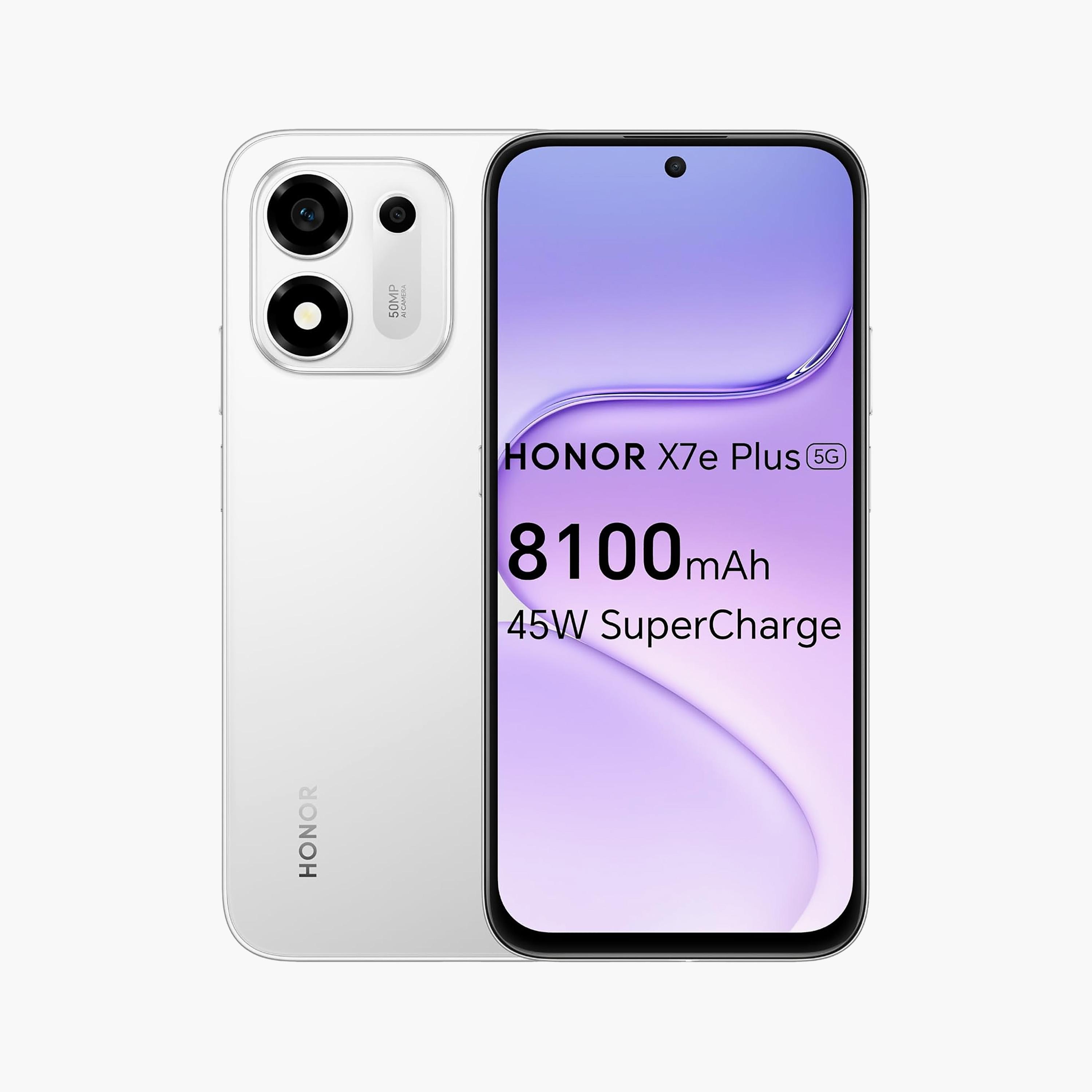 هاتف أونور X7e بلس 5G 8GB 256GB بشاشة 6.5" ومعالج Snapdragon 4 أندرويد (إصدار الإمارات)-electronics-phones-image-1