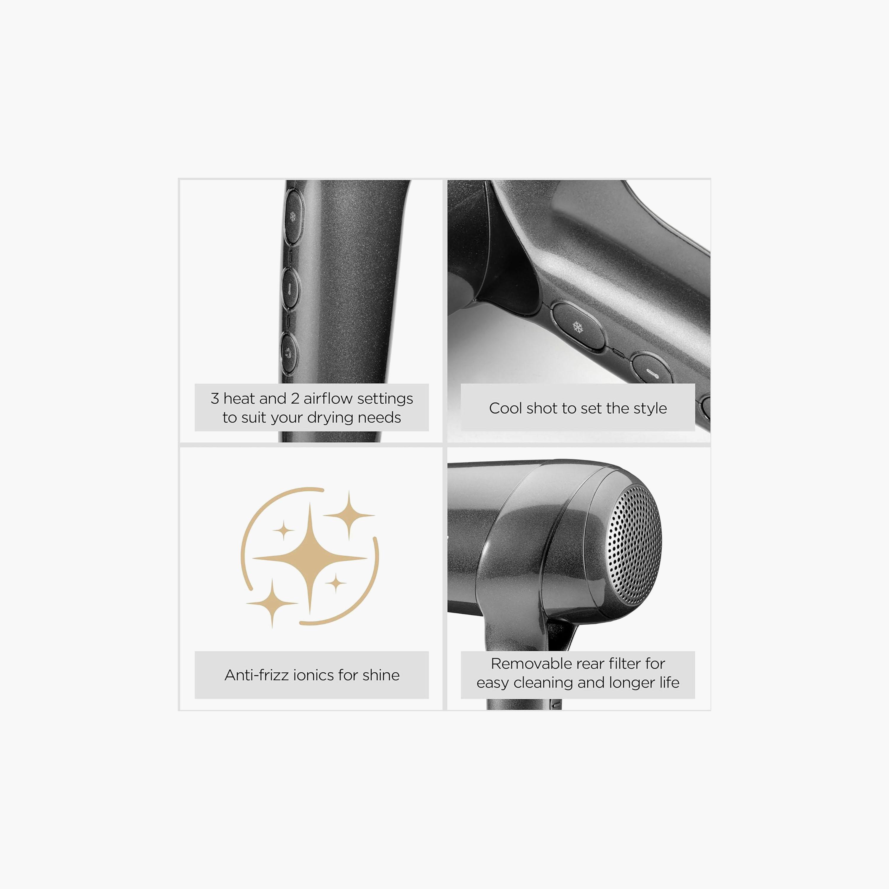 مجفف شعر بيبيليس تيتانيوم شاين 1600 واط | BABD6200DSDE-beautyandpersonalcare-appliances-hairstylingtools-hairdryers-image-2