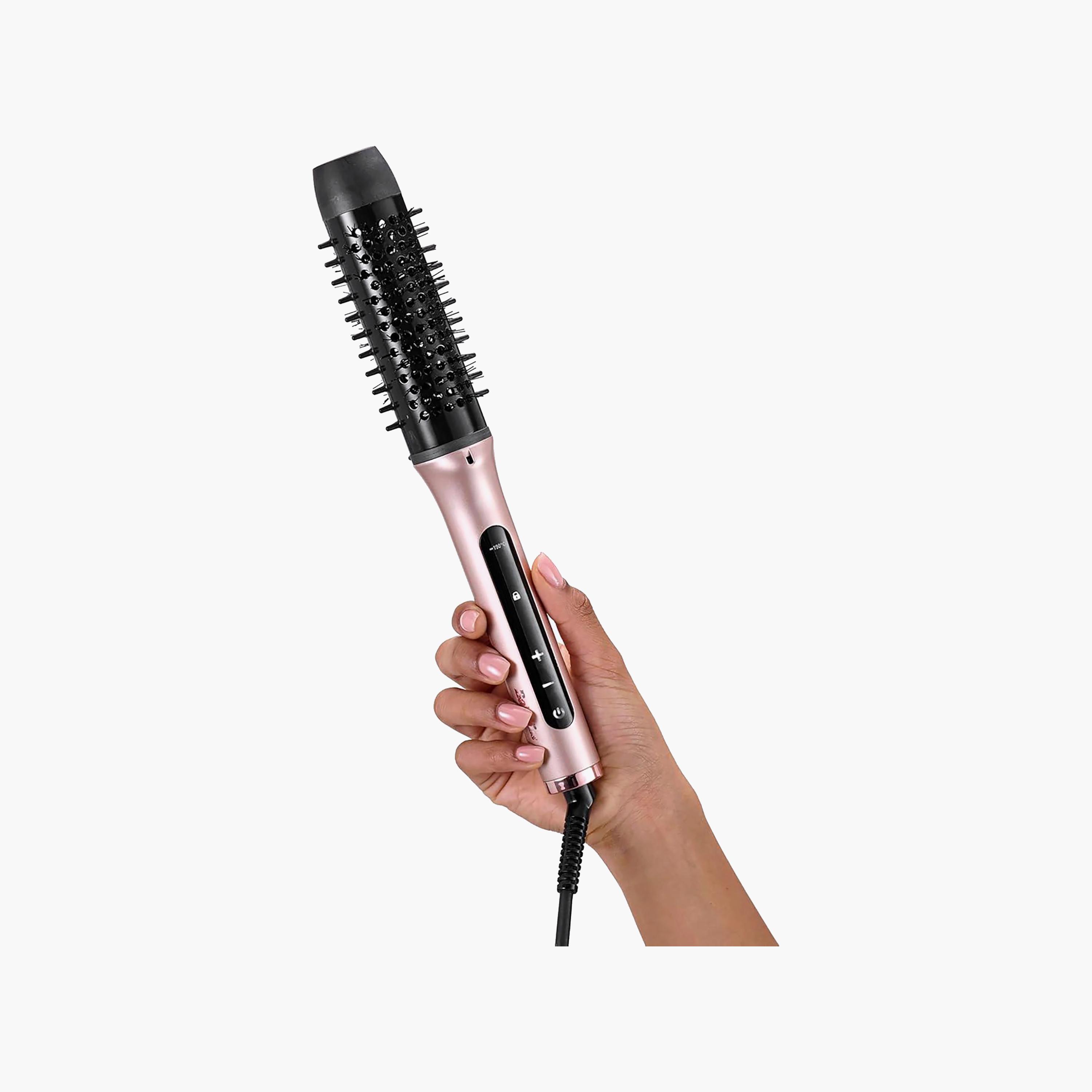 فرشاة تصفيف الشعر بيبيليس فوليوم بوست 96 واط، لون وردي وأسود | BABHSB200SDE-beautyandpersonalcare-appliances-hairstylingtools-image-8