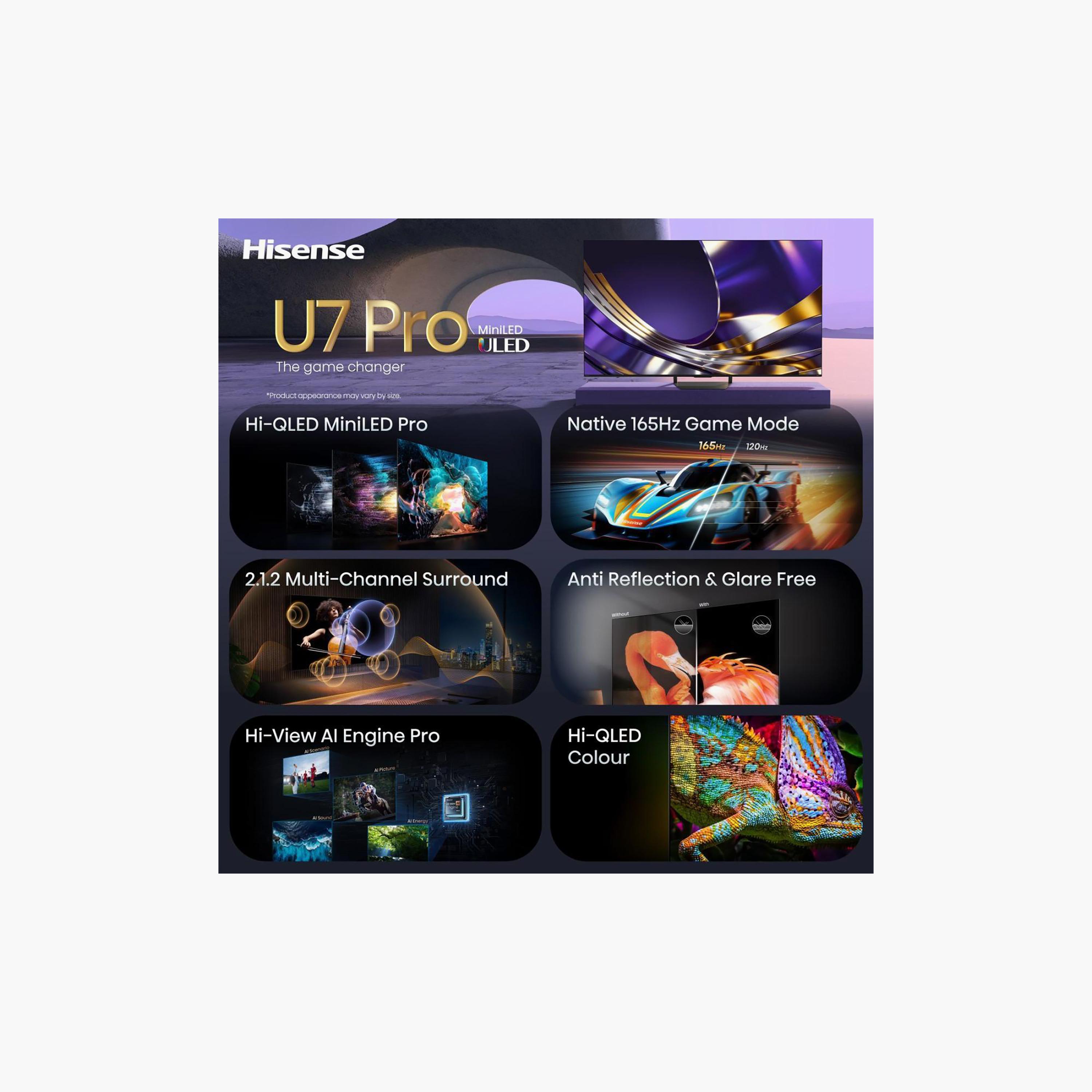 HISENSE 65 Inch MiniLED 4K 165 Hz Hi-QLED MiniLED Pro Anti-Reflection Smart TV 65U7S PRO Black-PROMO_EMAX_AE_ADIB_240926-image-3