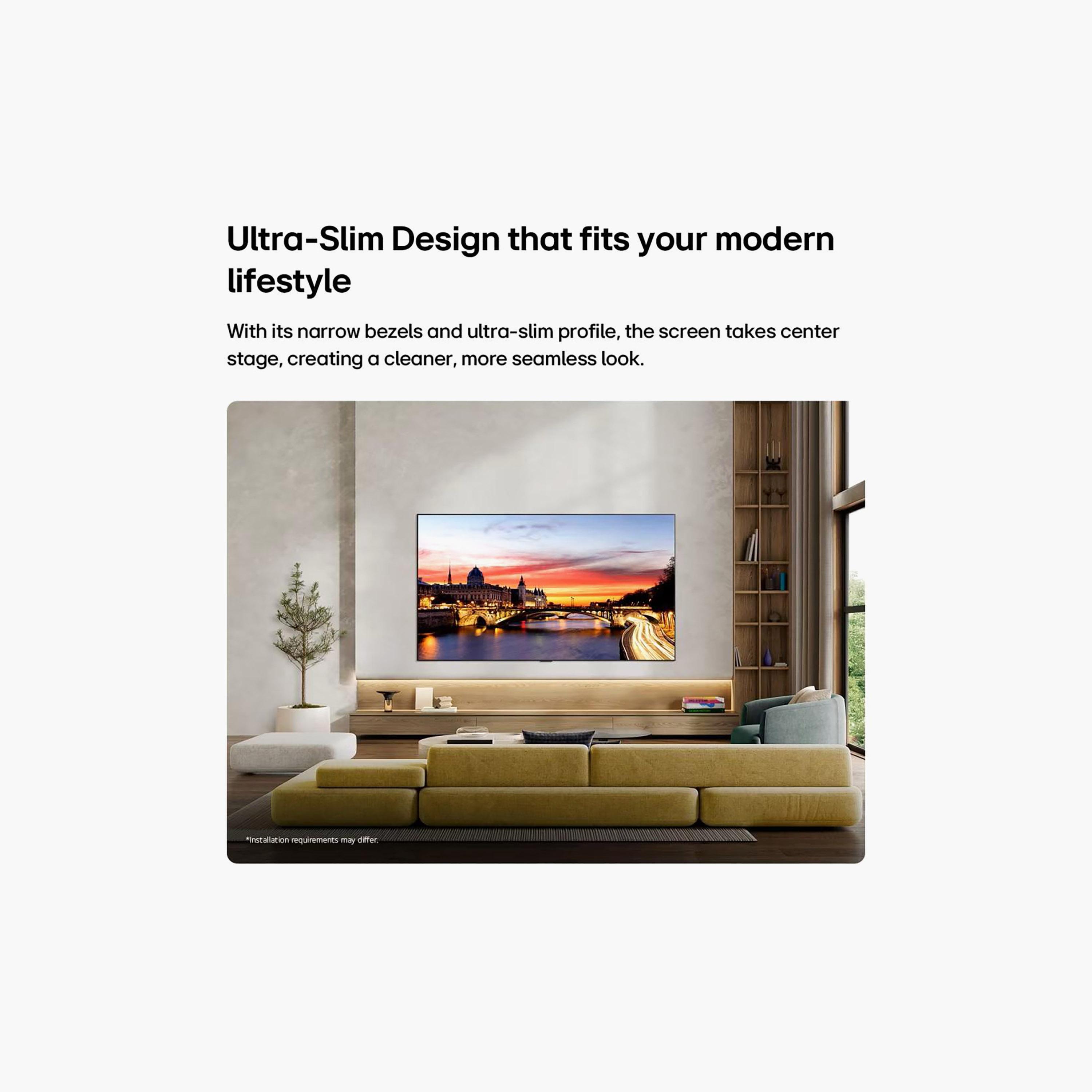 LG 55 Inch OLED evo AI C6 OLED 4K Ultra HD α11 AI Processor 4K Gen 3 165 Hz Brightness Booster 40 Watts Smart TV OLED55C66LA-AMAG (2026) Black-PROMO_EMAX_AE_ADIB_240926-image-3