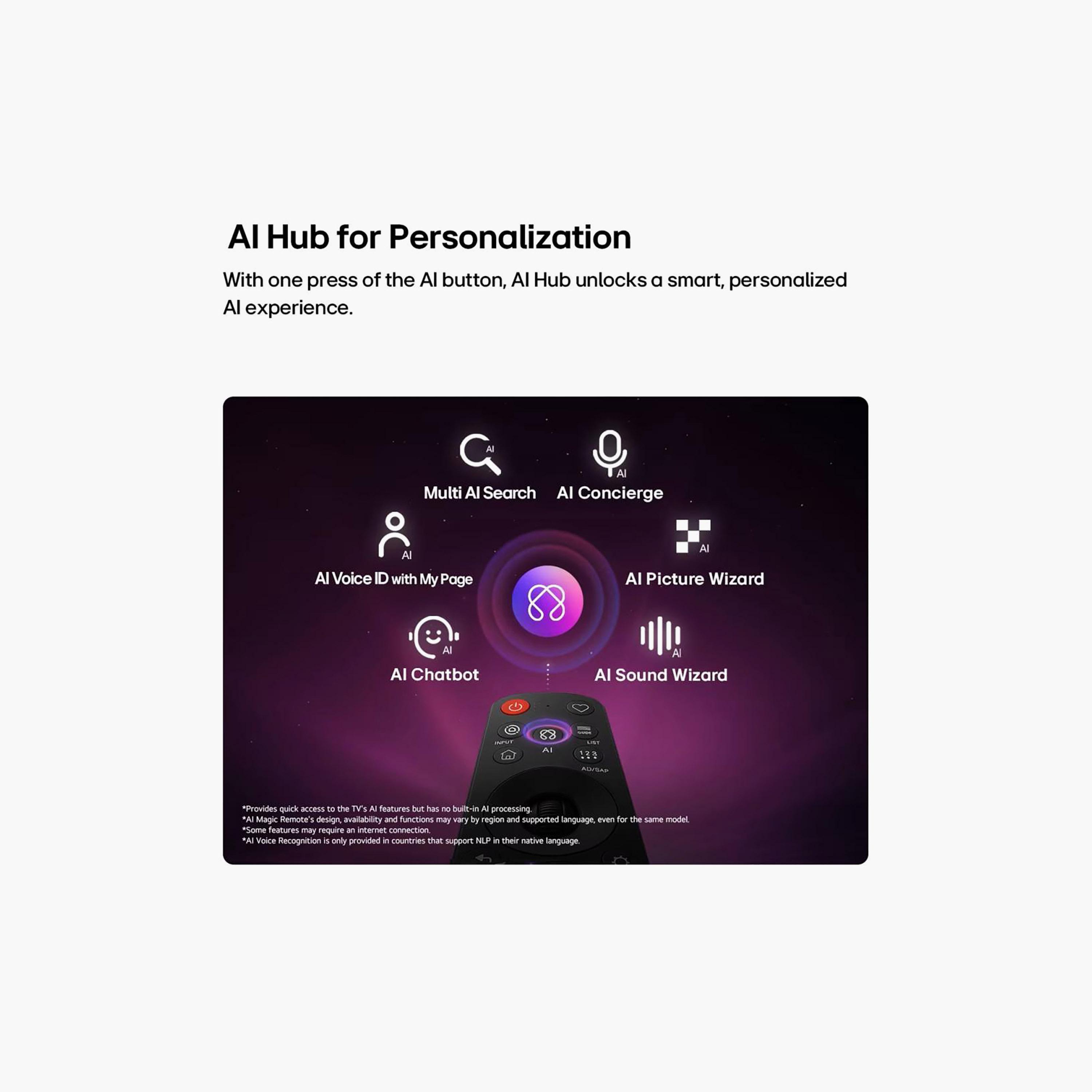 تلفزيون ال جي الذكي OLED evo AI C6 83" بدقة 4K فائقة الوضوح، معالج α11 AI، الجيل الثالث من دقة 4K-electronics-televisionandvideo-image-9