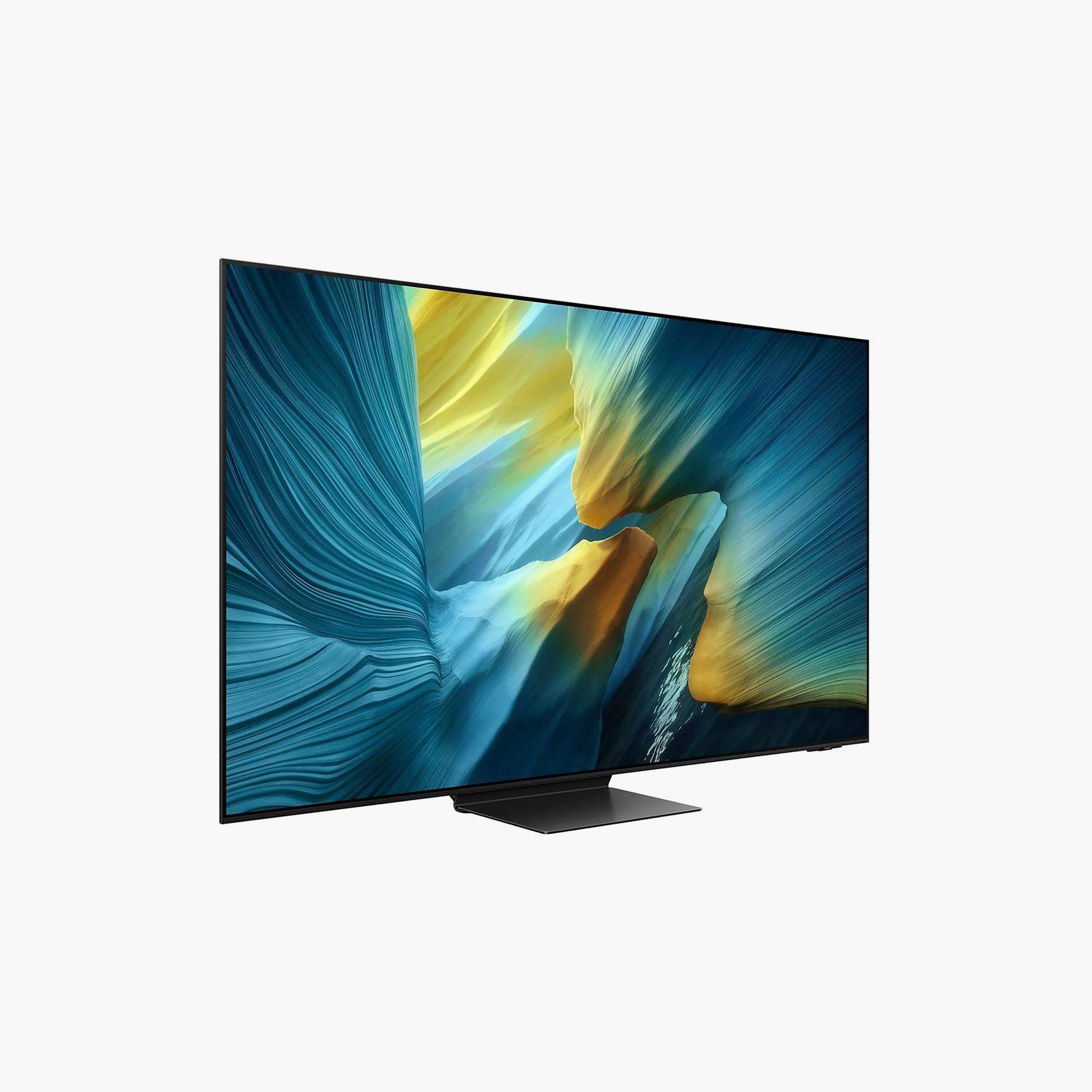 تلفزيون سامسونج الذكي S95F OLED 4K مقاس 77"، معالج NQ4 AI Gen3، استهلاك طاقة 70 واط، تايزن-electronics-televisionandvideo-image-2