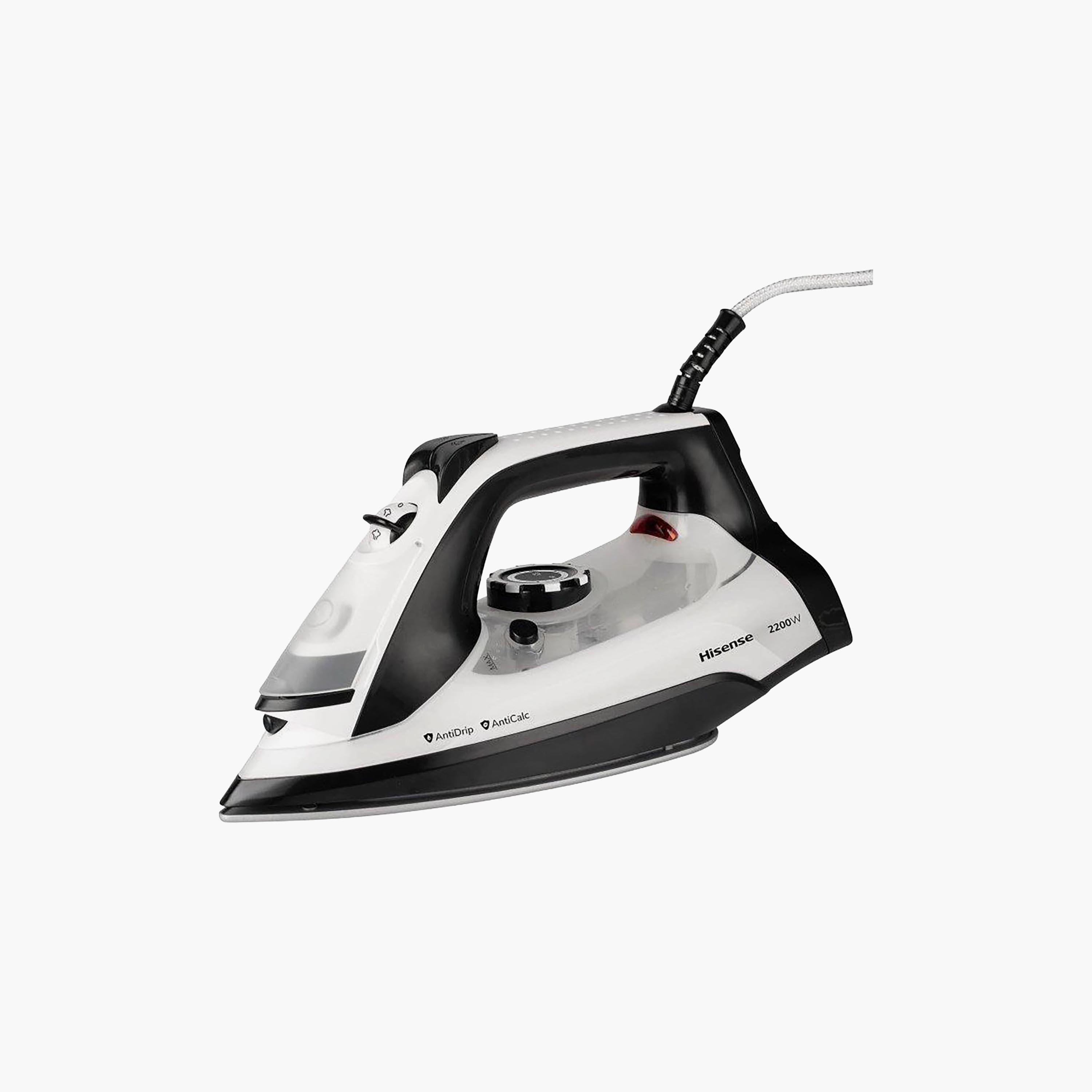 HISENSE Steam Iron 2200W 0.25L Ceramic Soleplate Blue | H22SIBLS1-household-appliances-homeappliances-ironandsteamers-image-1