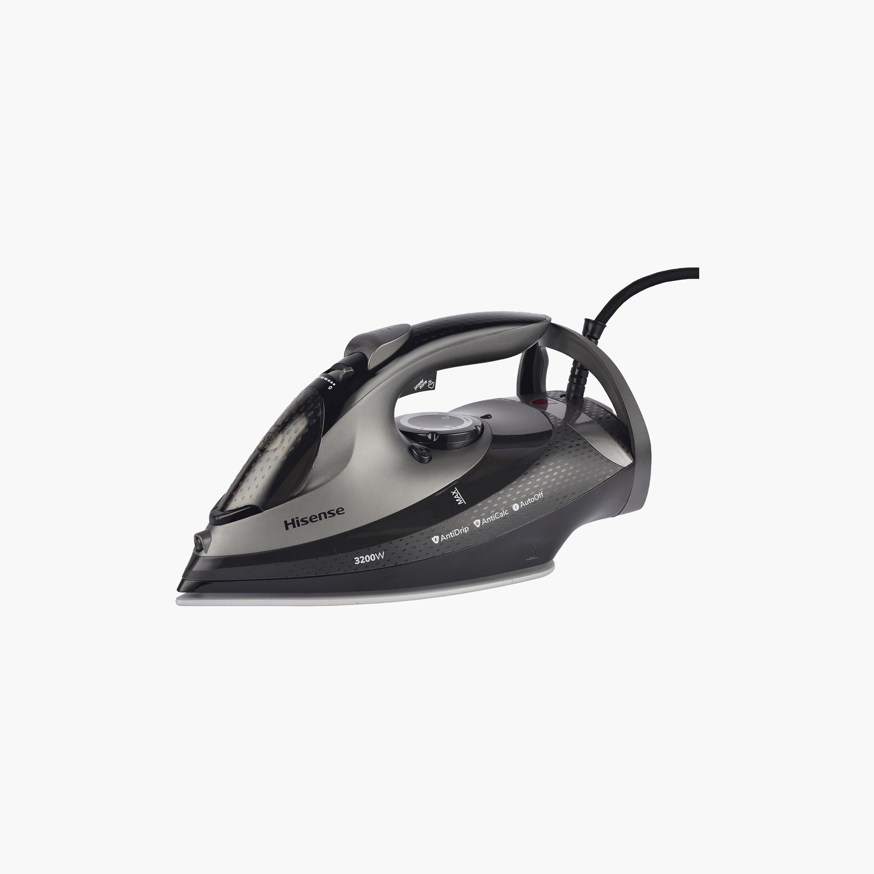 HISENSE Steam Iron 3200W 0.35 L Ceramic Soleplate Black | H32SIBKS1-PROMO_EMAX_AE_ADIB_240926-image-1