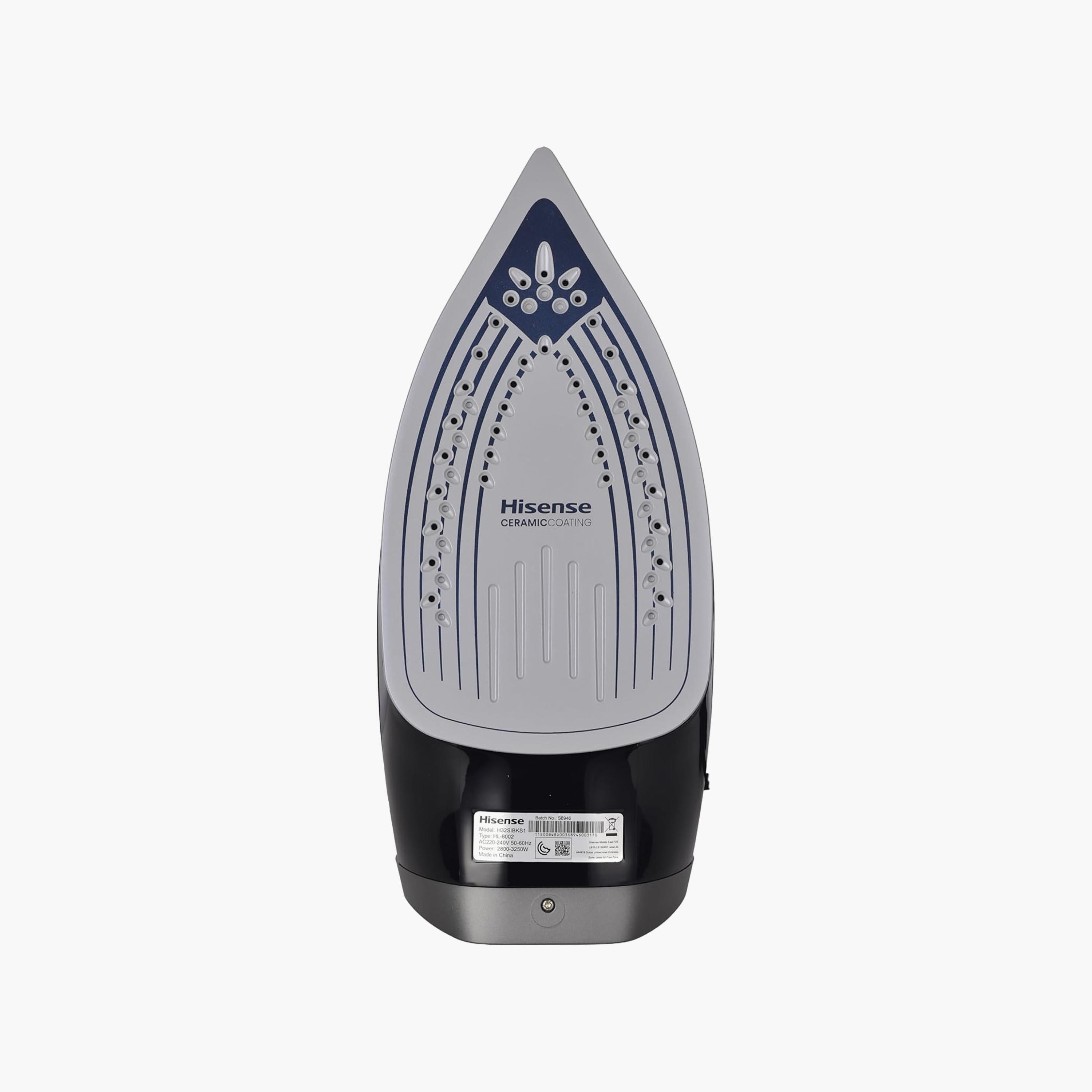 HISENSE Steam Iron 3200W 0.35 L Ceramic Soleplate Black | H32SIBKS1-PROMO_EMAX_AE_ADIB_240926-image-4