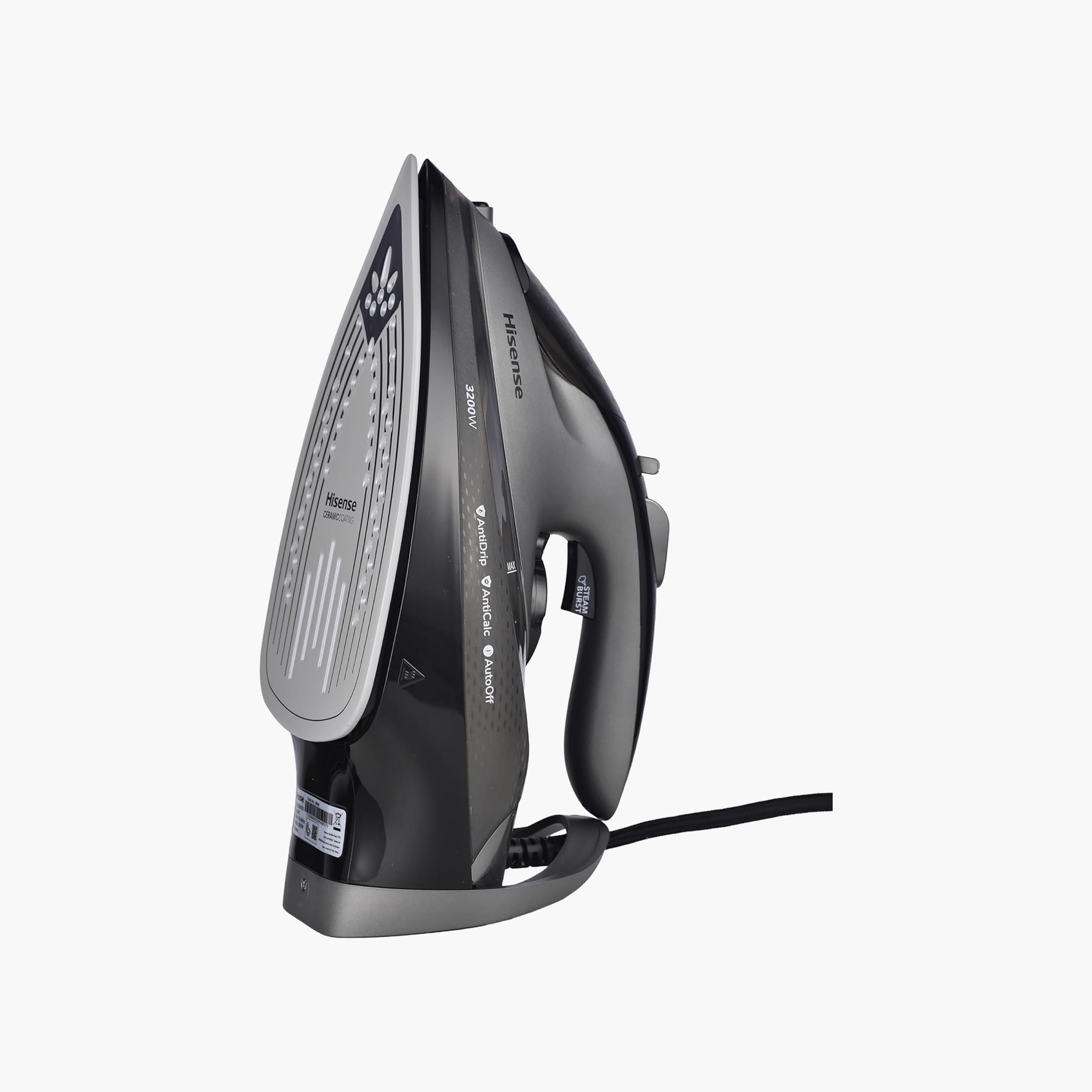 HISENSE Steam Iron 3200W 0.35 L Ceramic Soleplate Black | H32SIBKS1-PROMO_EMAX_AE_ADIB_240926-image-5