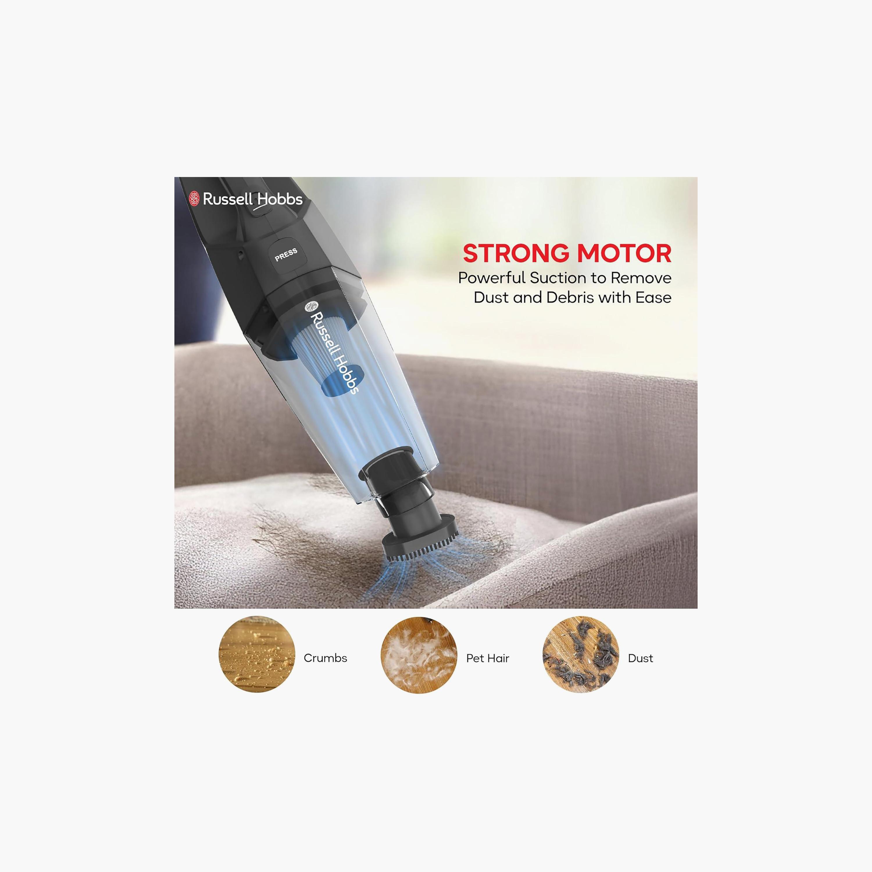 Russell Hobbs Rechargeable Handheld Vacuum Cleaner | RHHV01-household-appliances-homeappliances-vacuumcleaners-image-4