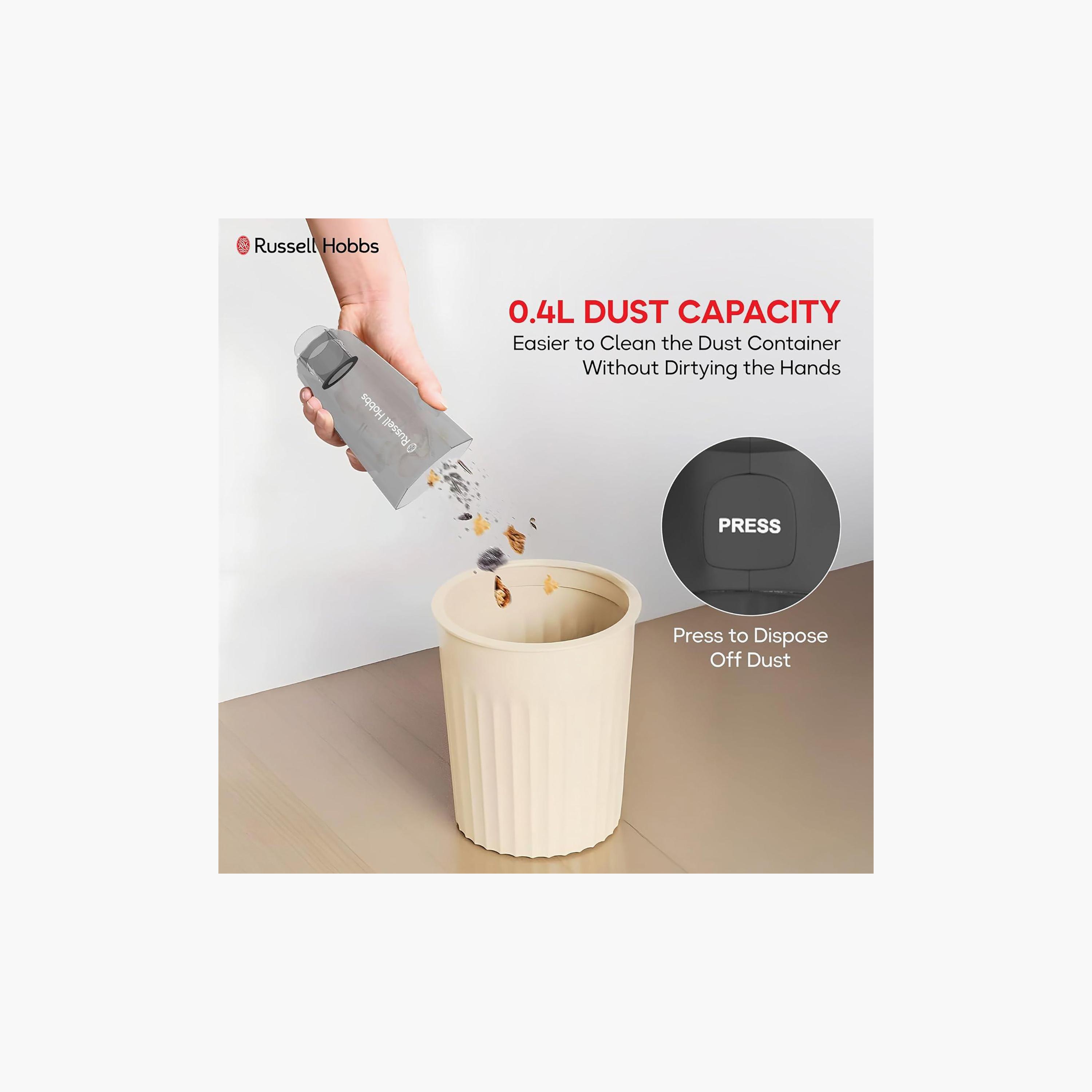 Russell Hobbs Rechargeable Handheld Vacuum Cleaner | RHHV01-household-appliances-homeappliances-vacuumcleaners-image-5