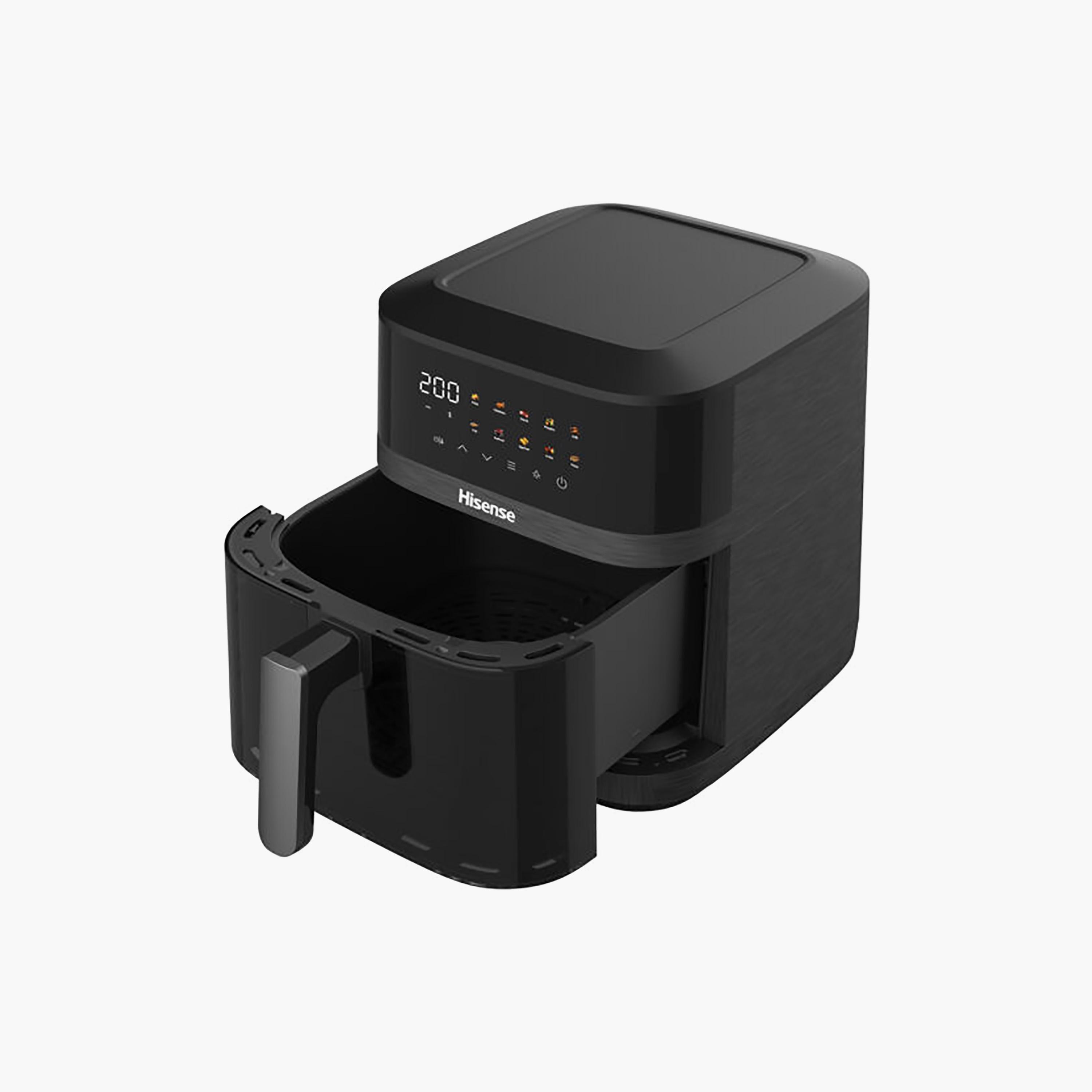 مقلاة هوائية من هايسنس سعة 6.3 لتر، لون أسود مطفي | H06AFBK1S4-household-appliances-kitchenappliances-airfryers-image-3