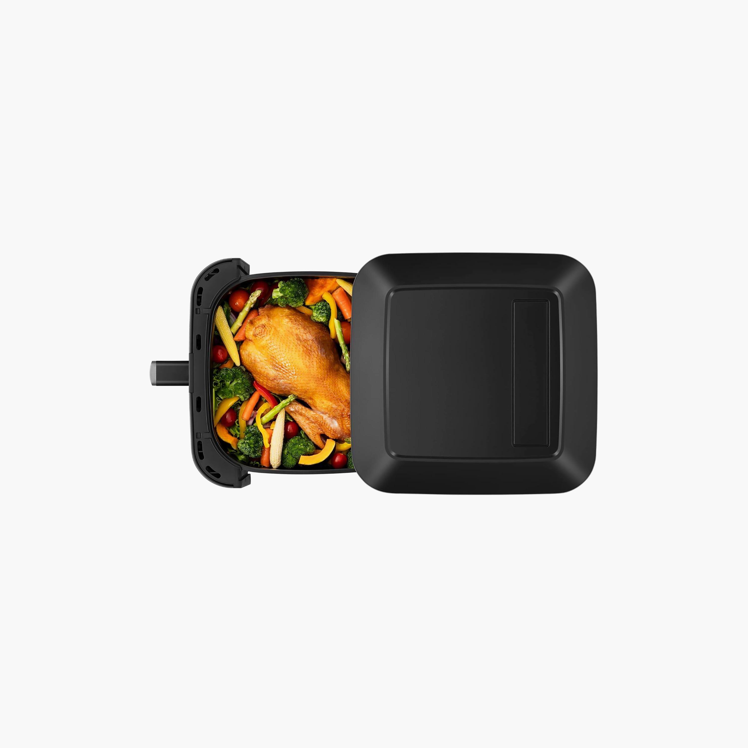 مقلاة هوائية من هايسنس سعة 8.0 لتر، لون أسود مطفي | H08AFBK1S4-household-appliances-kitchenappliances-airfryers-image-5