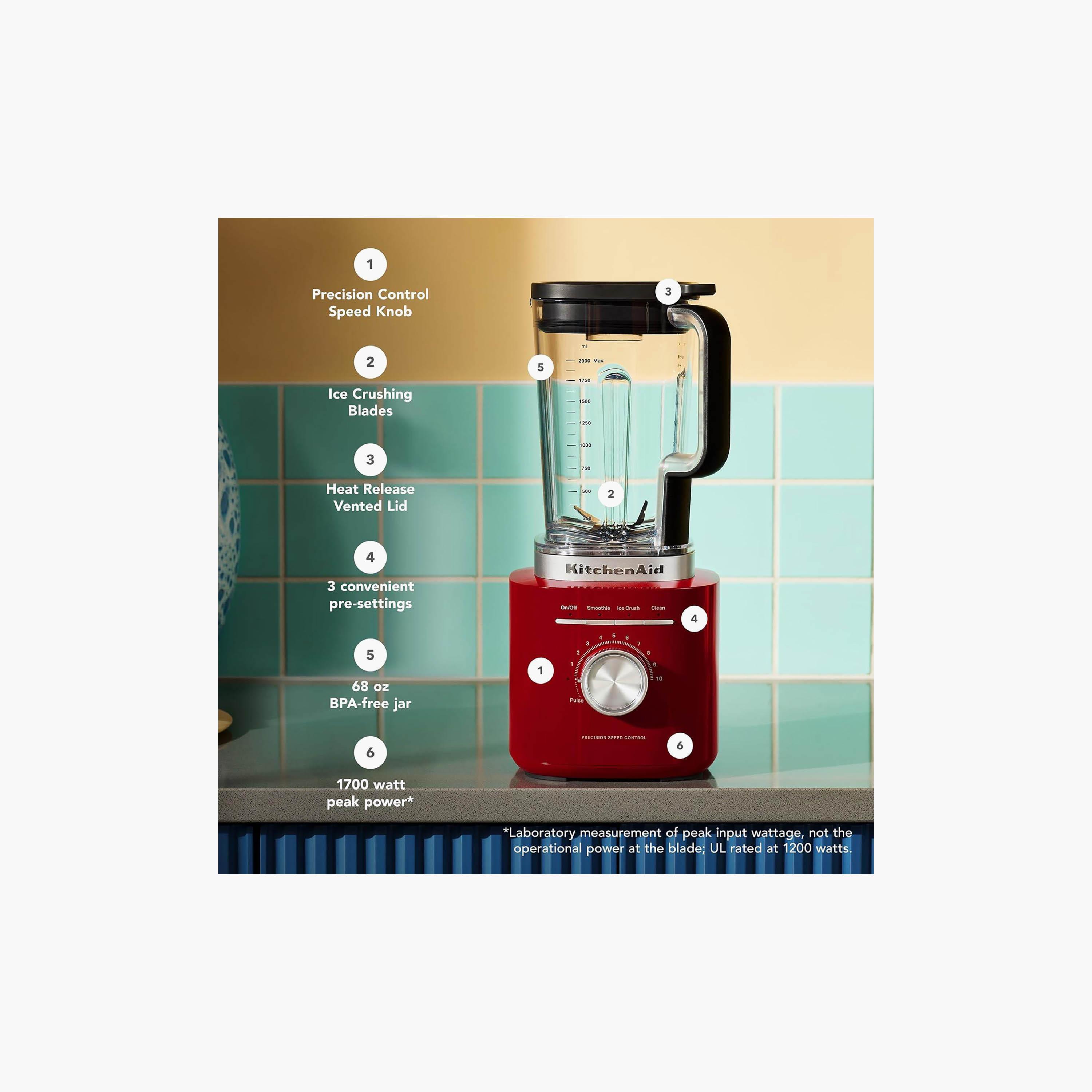 KitchenAid Pure Power Blender Empire Red | 5KSB2073BER-PROMO_EMAX_AE_ADIB_240926-image-2