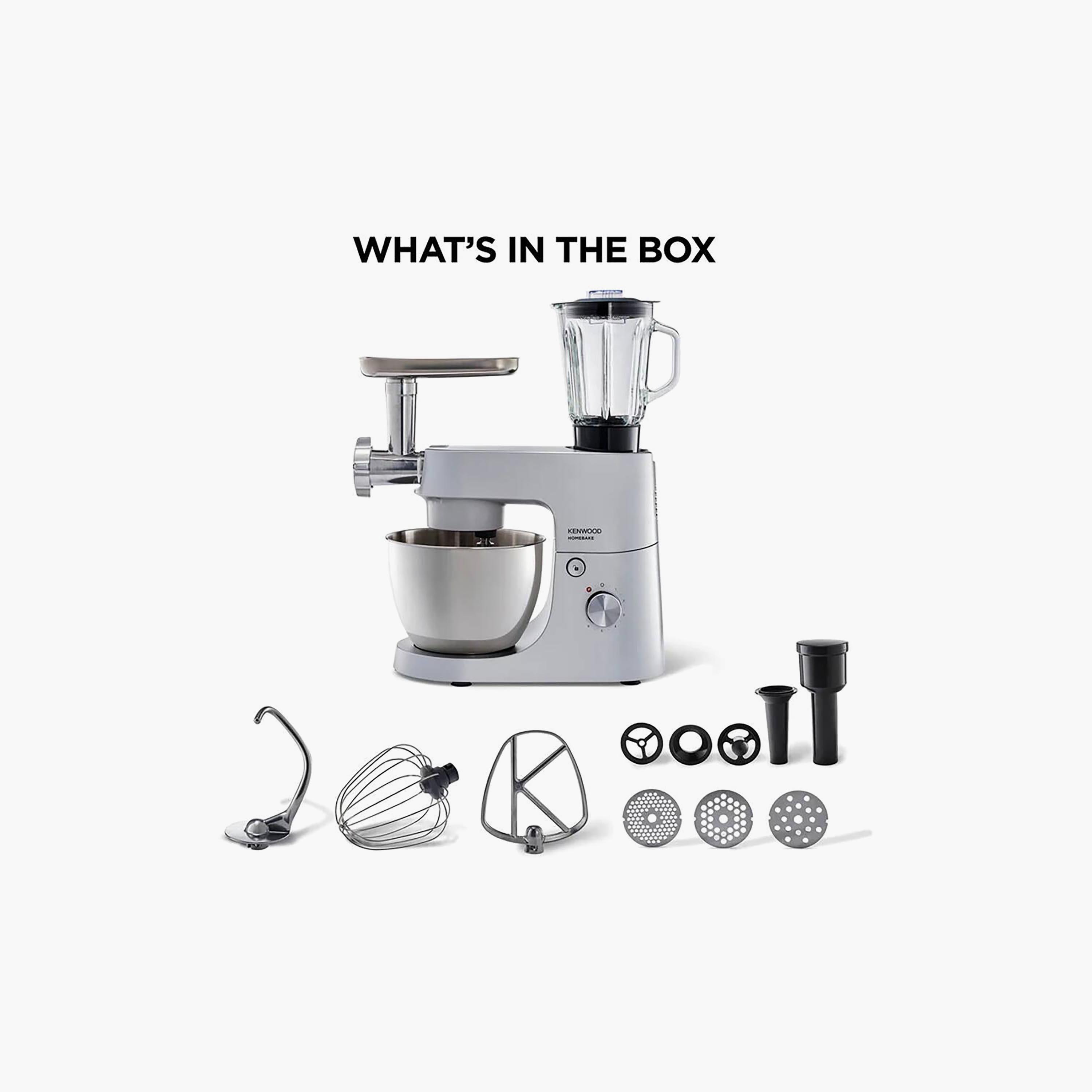 Kenwood Kitchen Machine 1400W With Blender 5L Stainless Steel Bowl | KHH01.220SI-PROMO_EMAX_AE_ENBD_131026-image-2